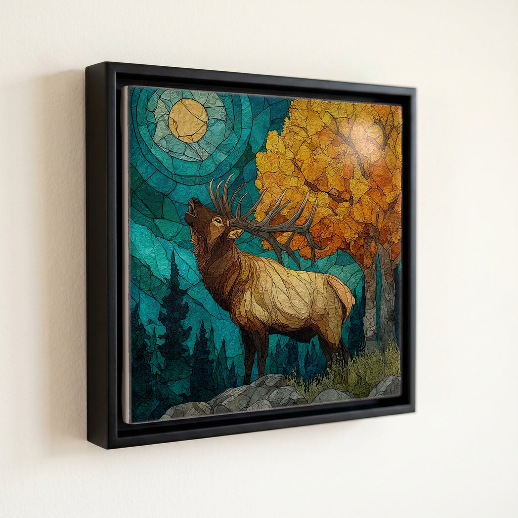 a Rocky Mountain elk — front