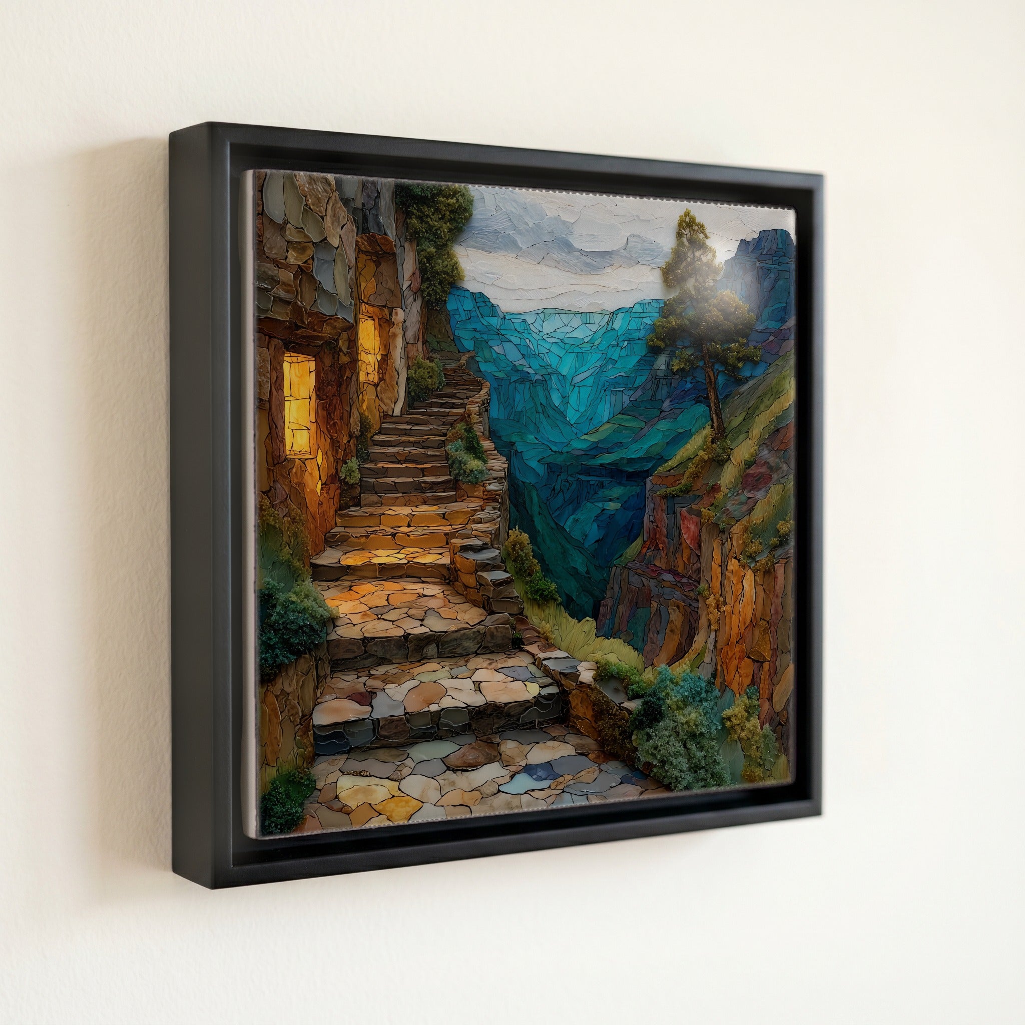 the steep descent of the Hermit — front