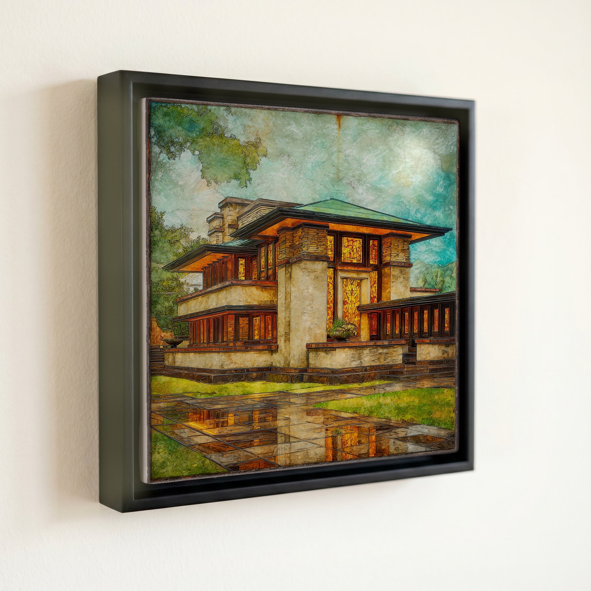 the Frank Lloyd Wright — front
