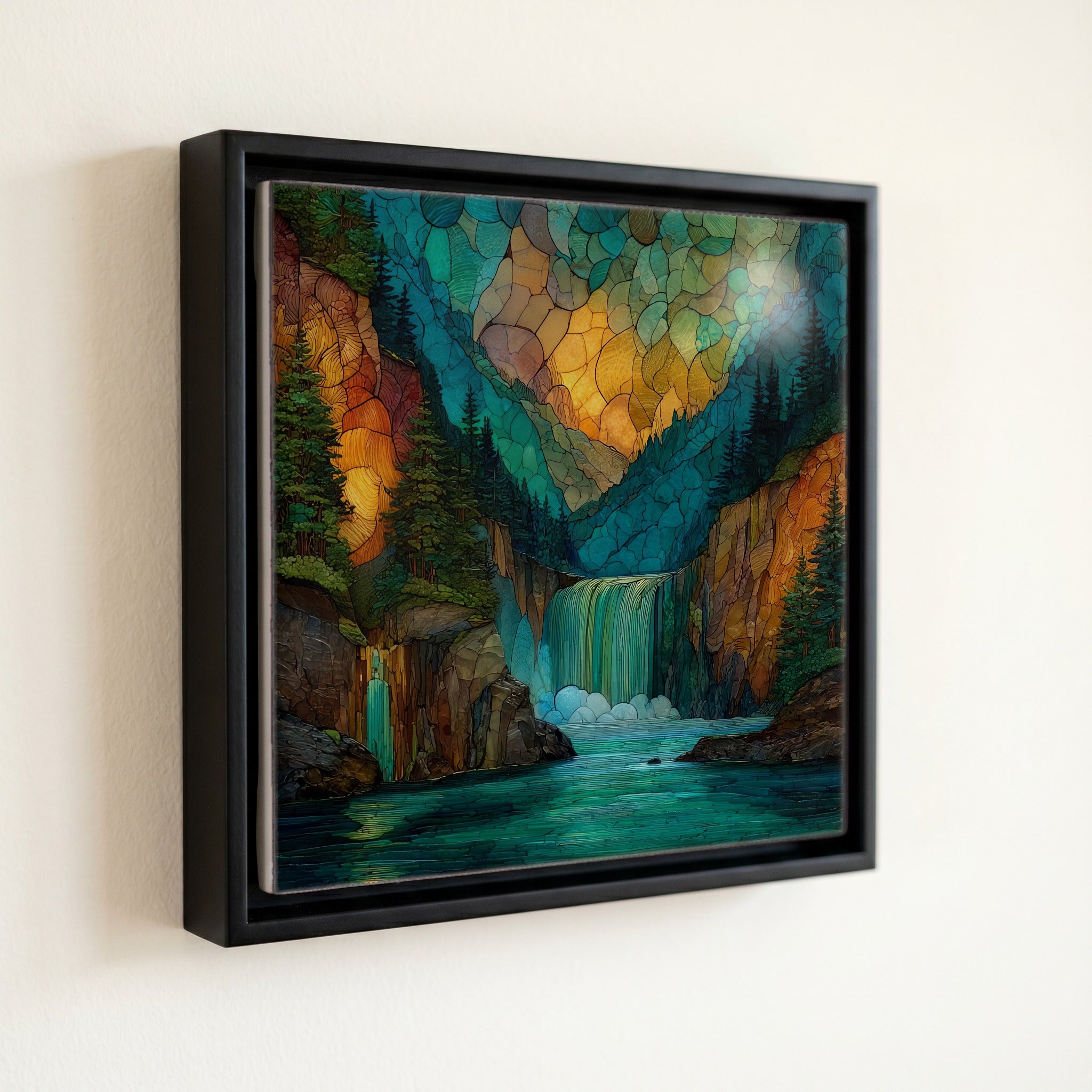 Hidden Falls below the — front