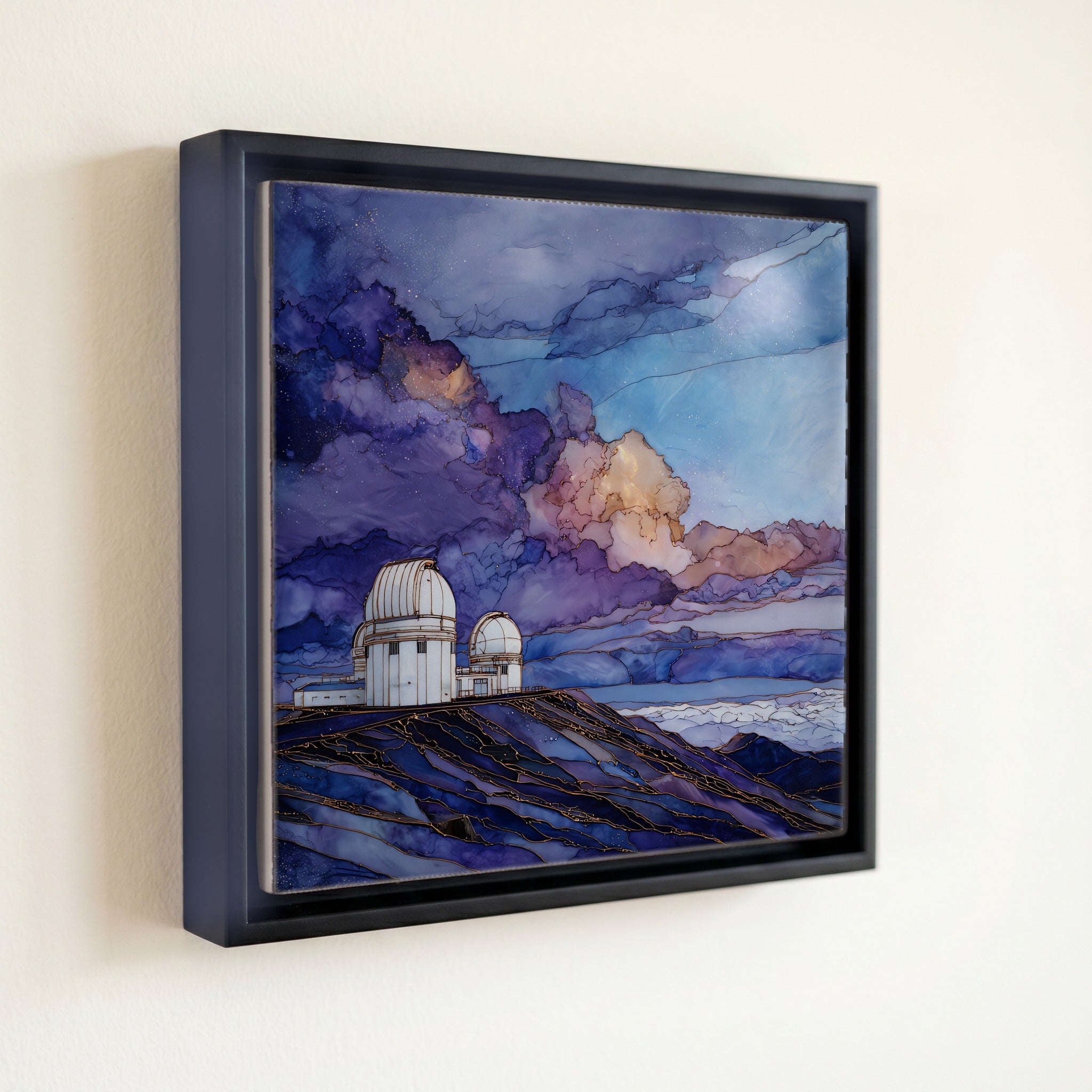 Mauna Kea Summit Big Island Ceramic Art Tile — front