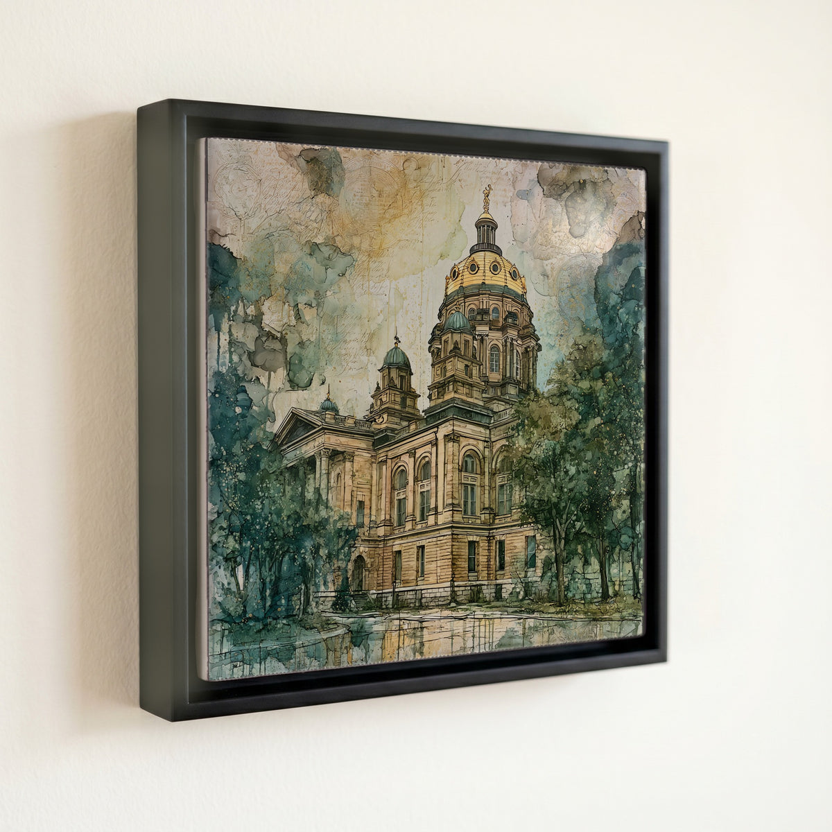 the Iowa State Capitol — front