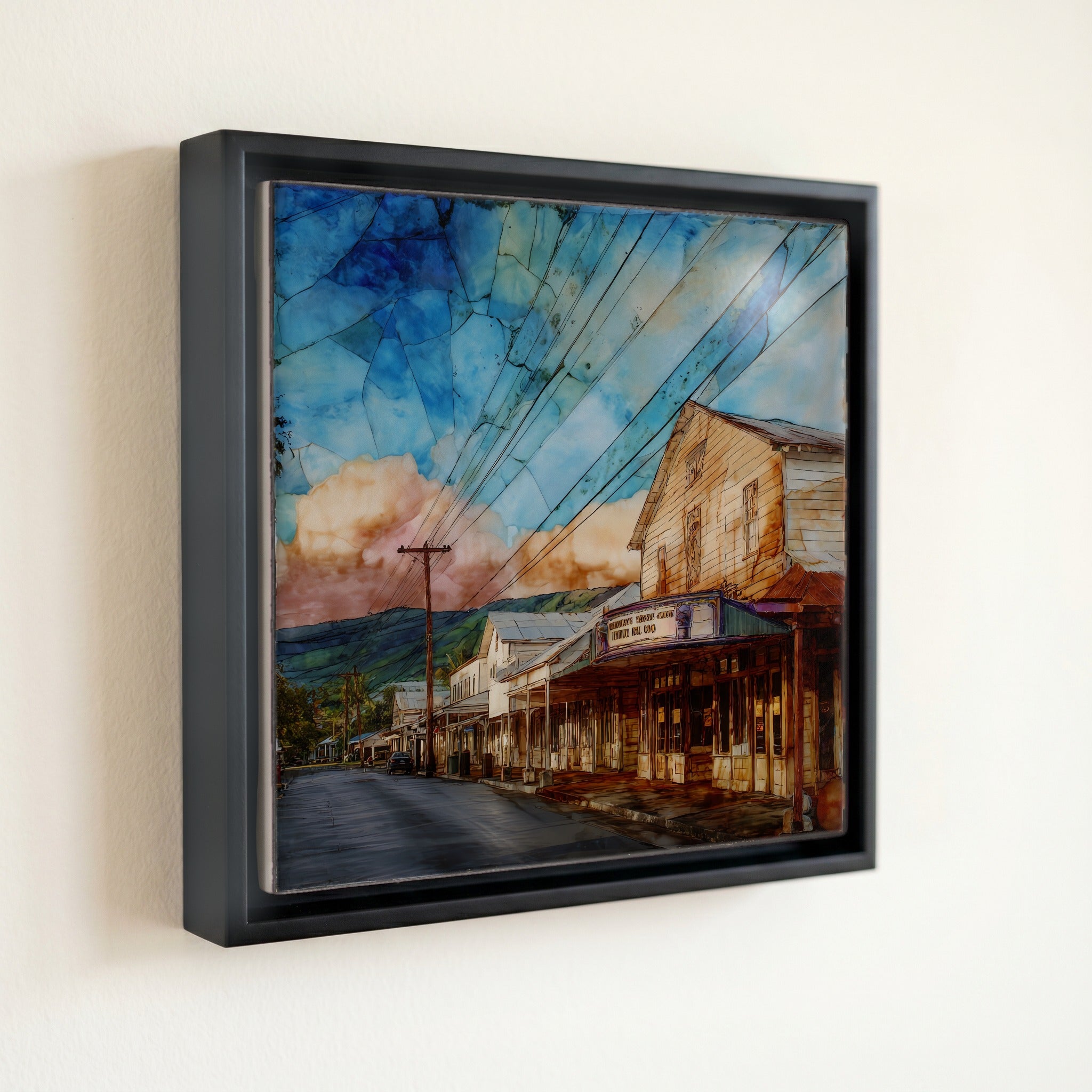 Honokaa Hamakua Big Island Ceramic Art Tile — front