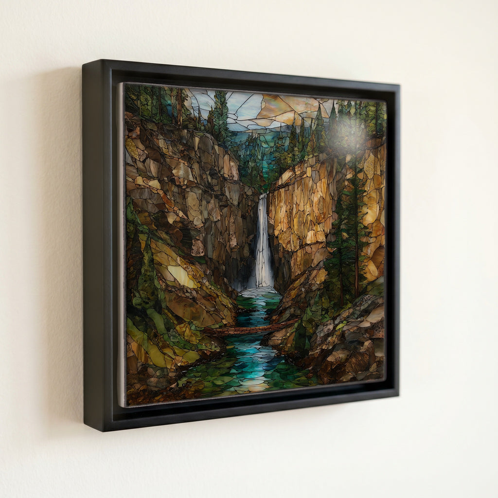 Pine Creek Falls dropping — front
