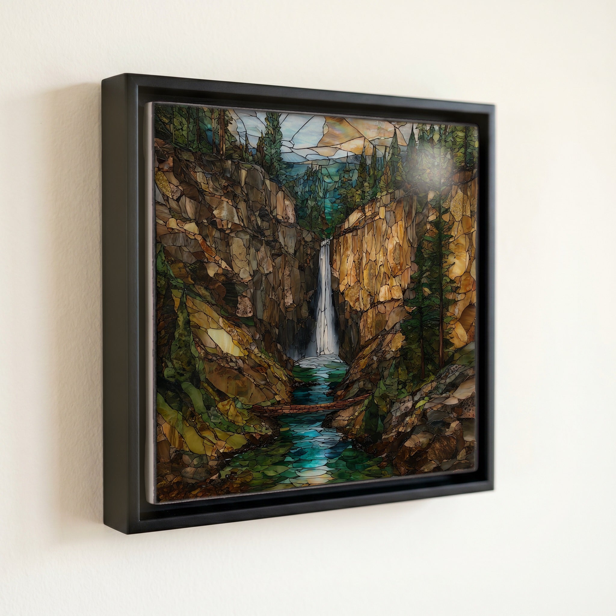 Pine Creek Falls dropping — front