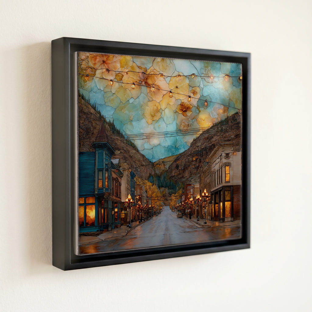 Idaho Springs mining town Front Range Ceramic Art Tile — front