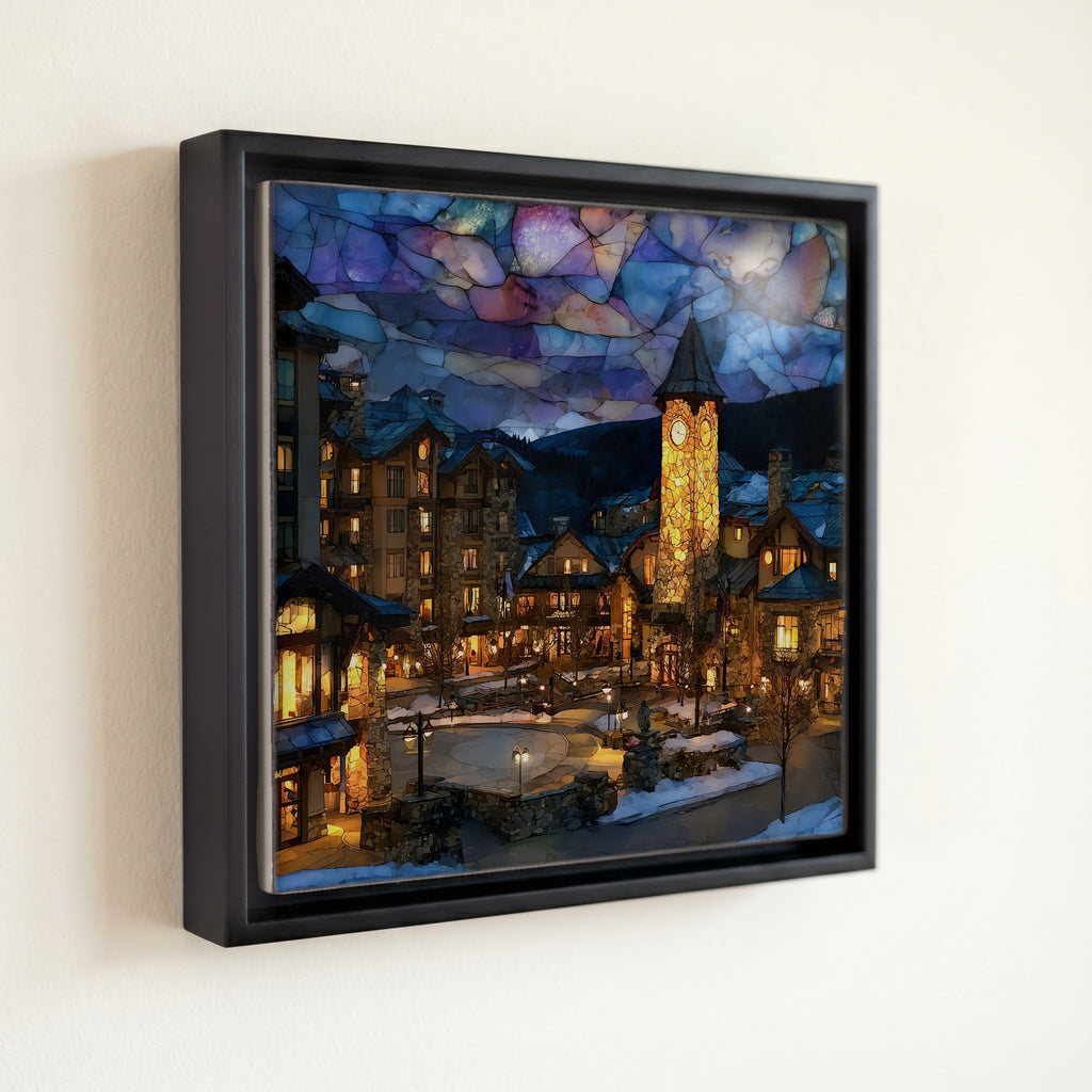Beaver Creek main plaza Eagle Valley Ceramic Art Tile — front