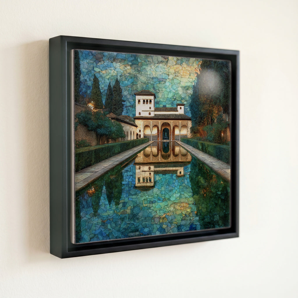 Generalife Gardens Reflecting Pool — front