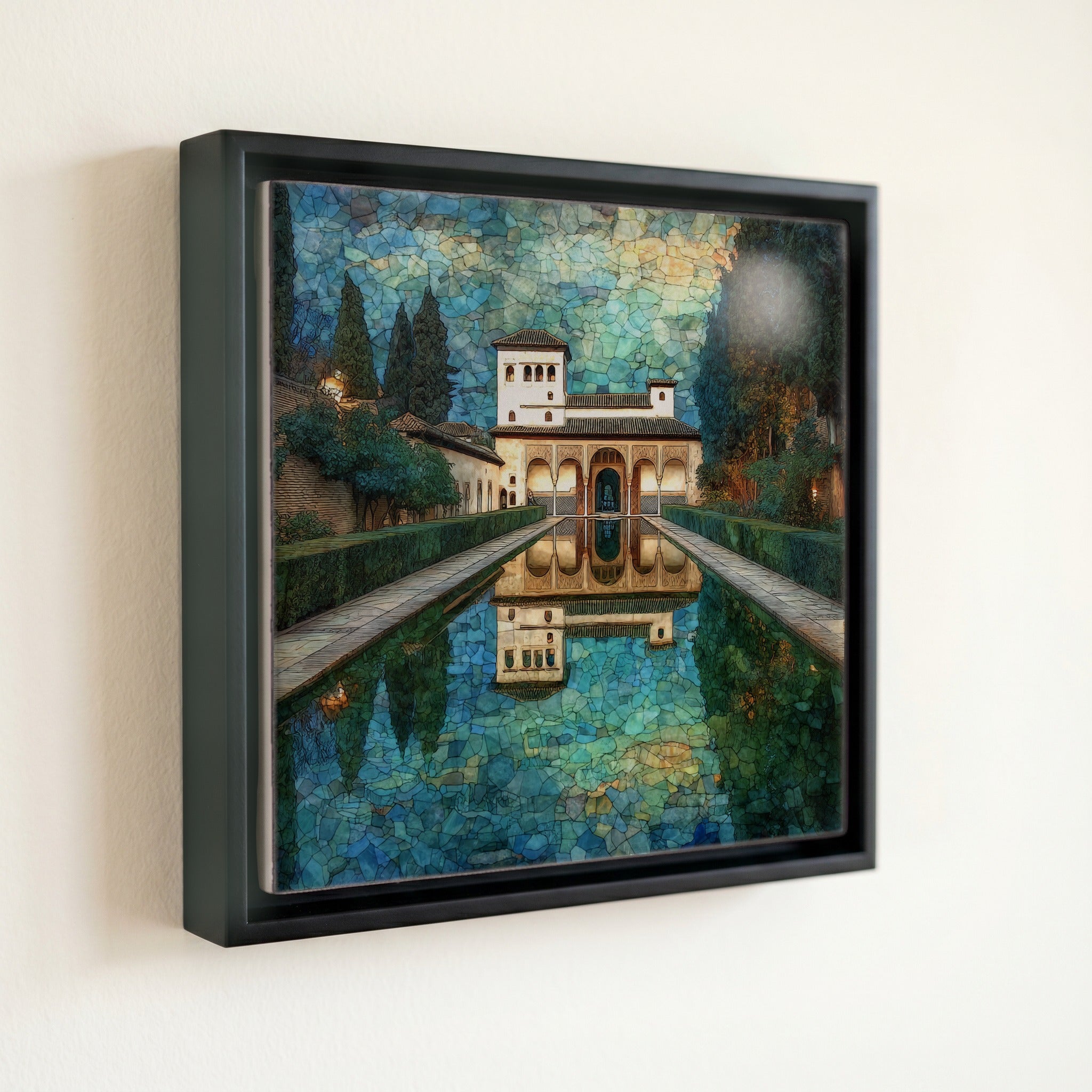 Generalife Gardens Reflecting Pool — front