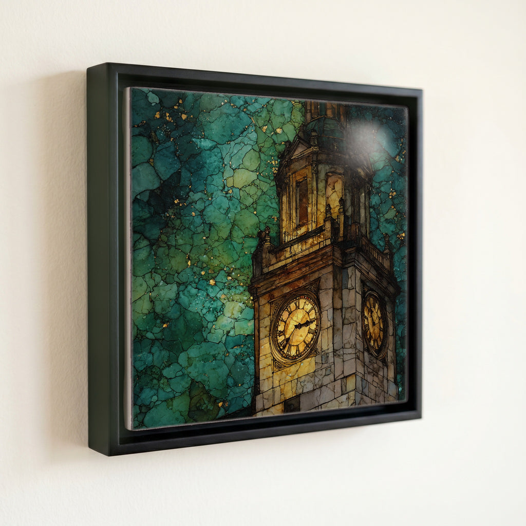 Puerta del Sol clock tower — front