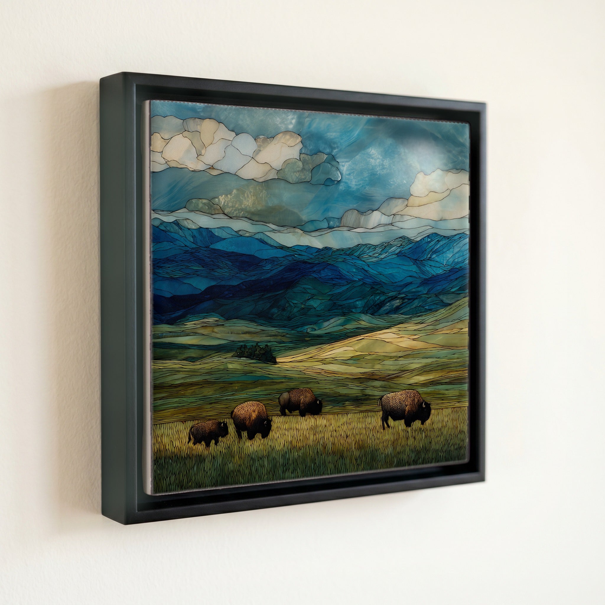 Custer State Park bison — front