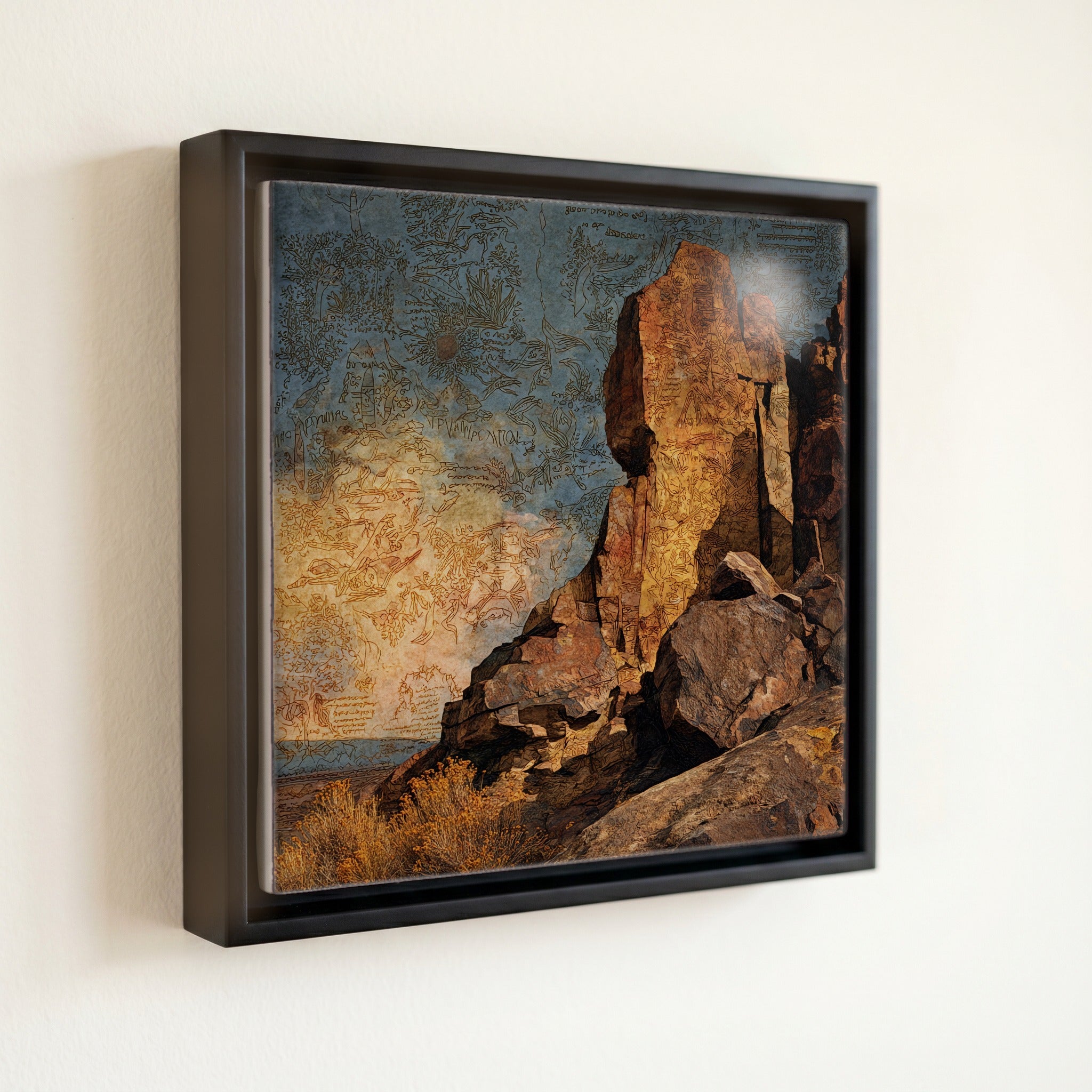 Newspaper Rock Petrified Forest — front