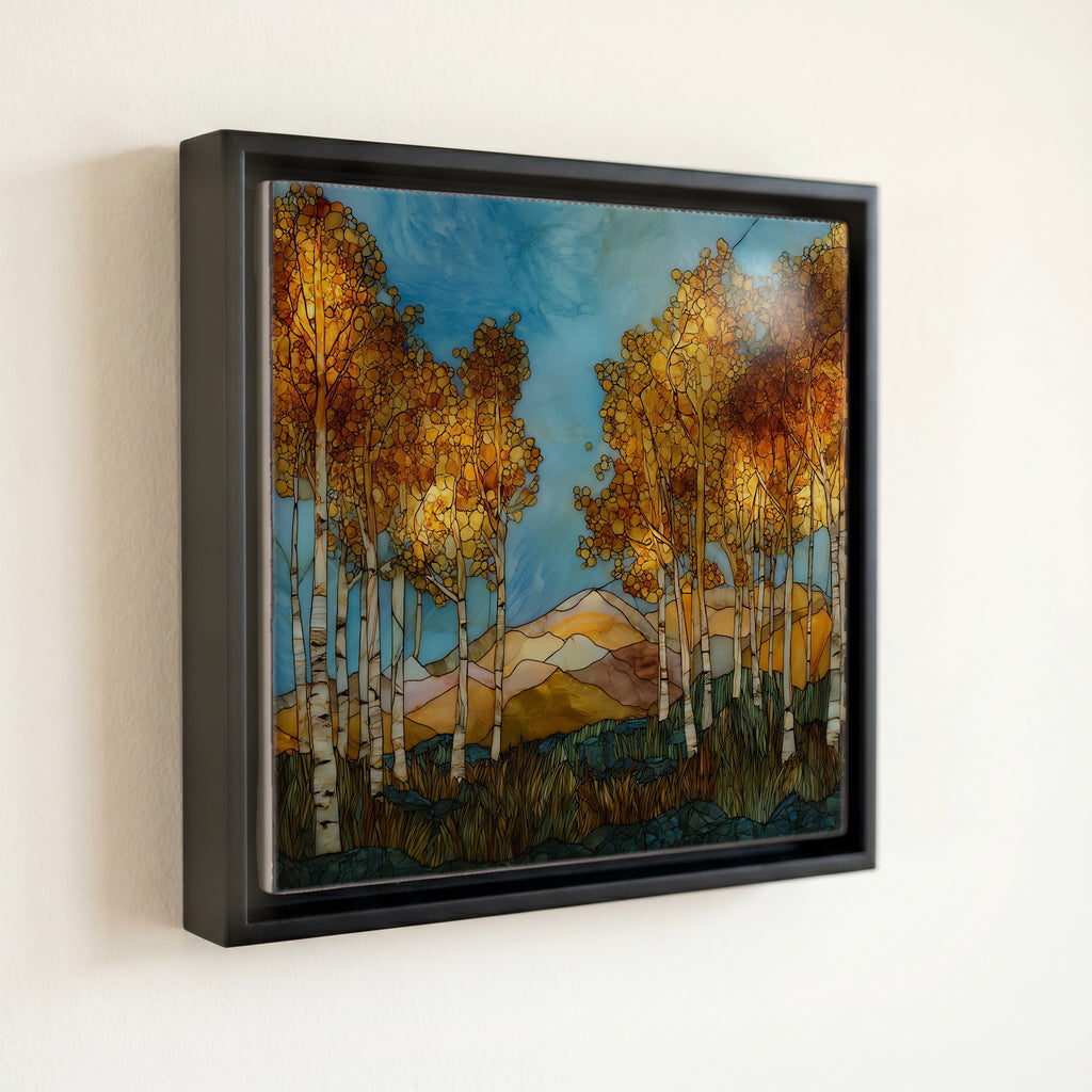 Aspen peak gold San Francisco Peaks Flagstaff — front