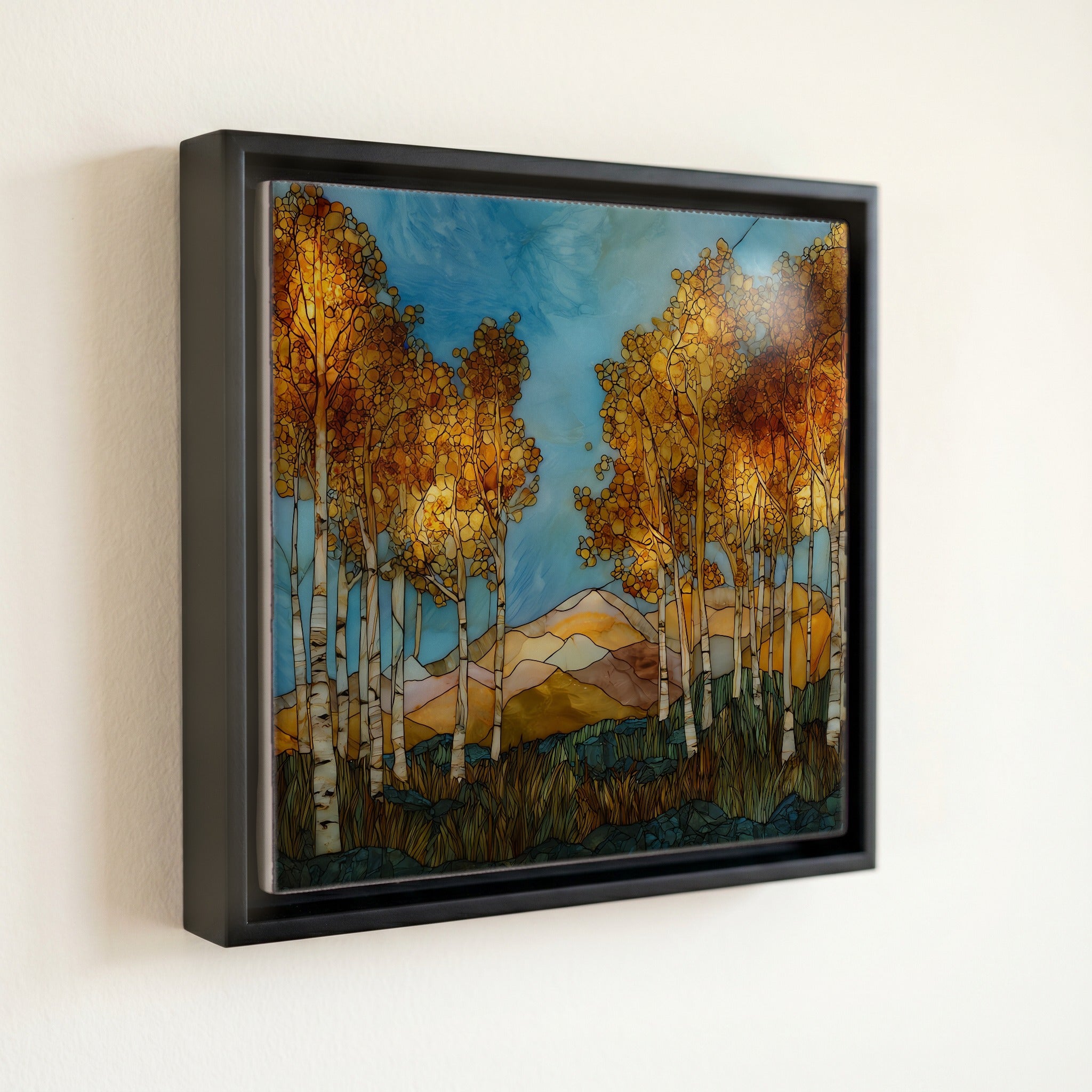Aspen peak gold San Francisco Peaks Flagstaff — front