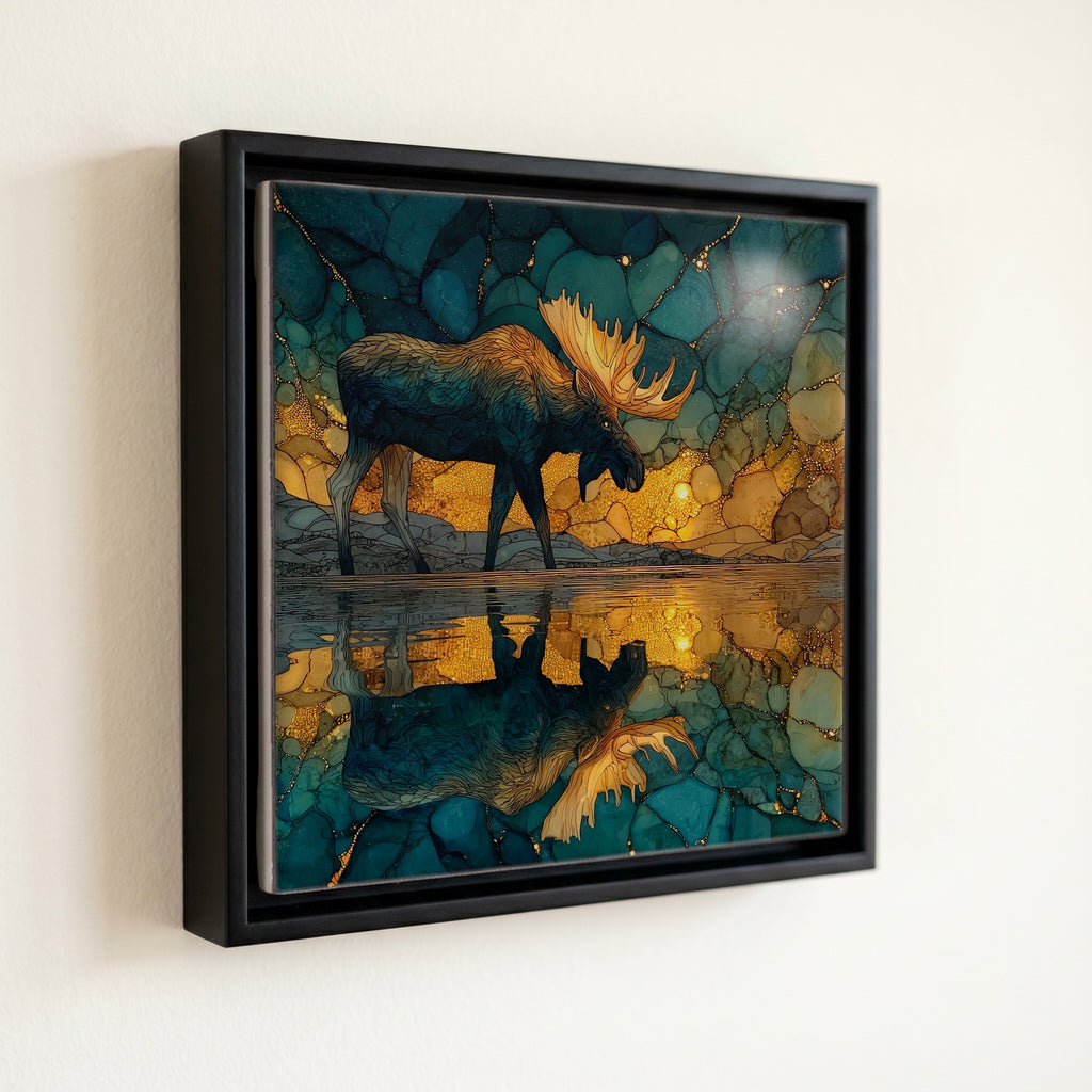 a moose — front