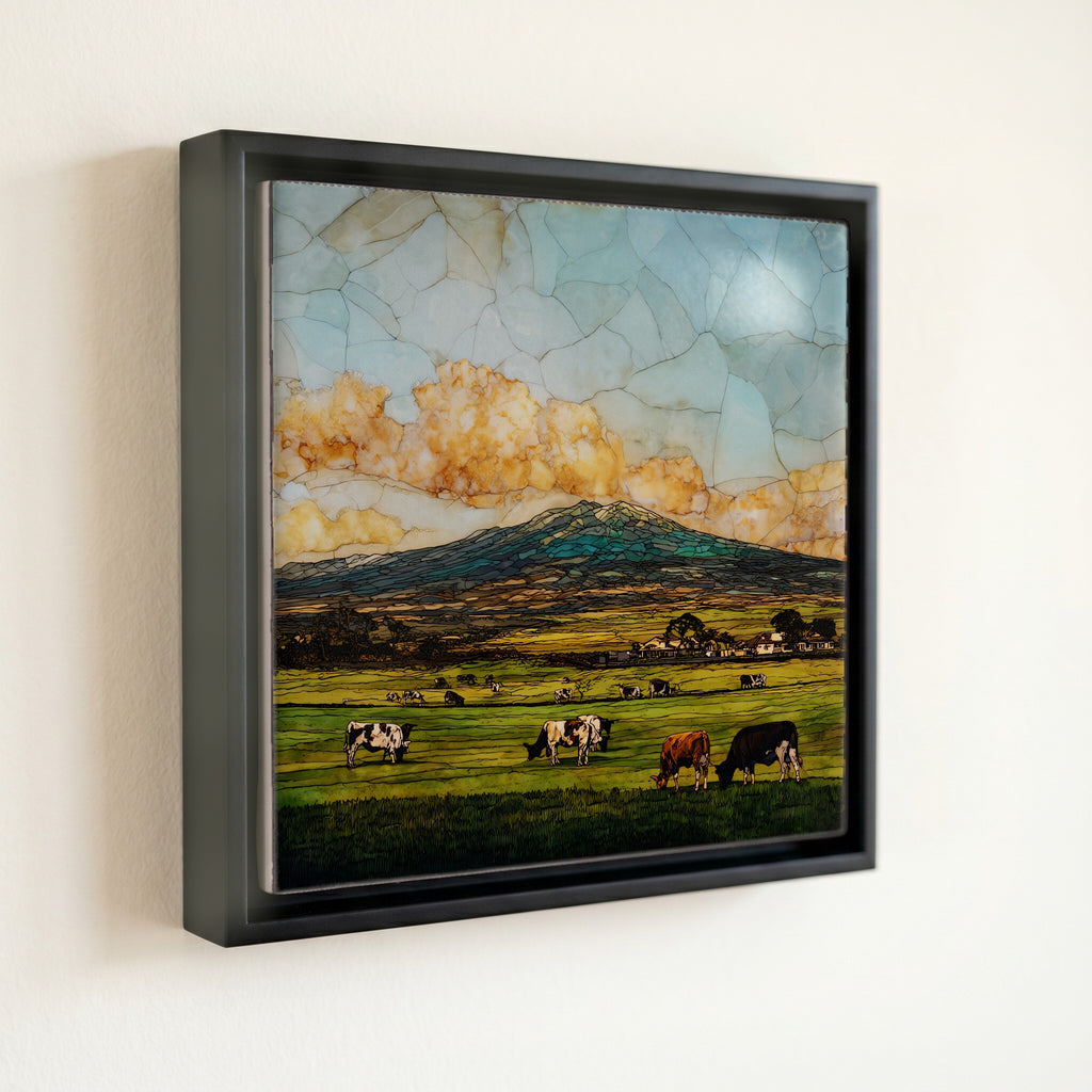Parker Ranch Big Island Ceramic Art Tile — front