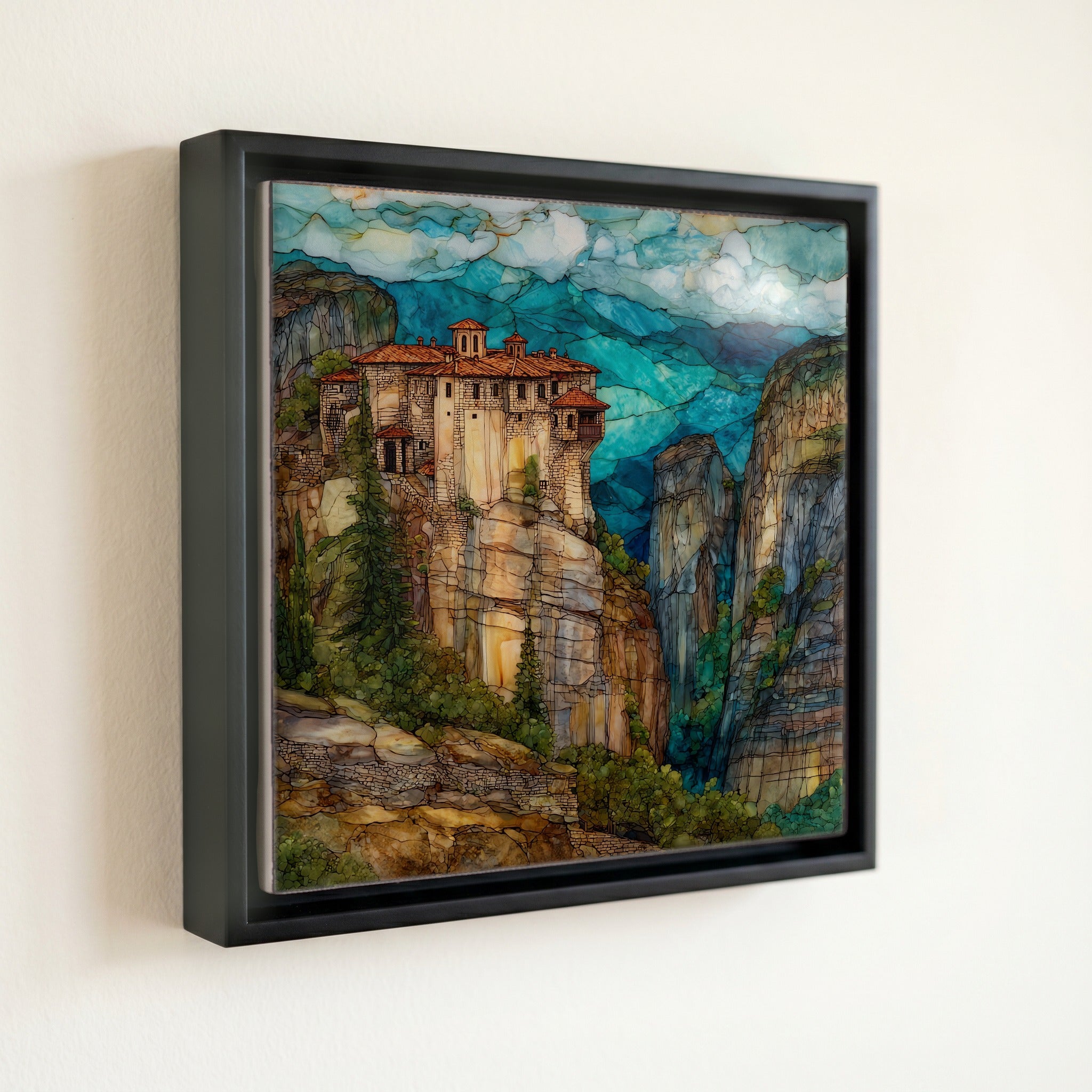 Meteora Rock Pillars — front