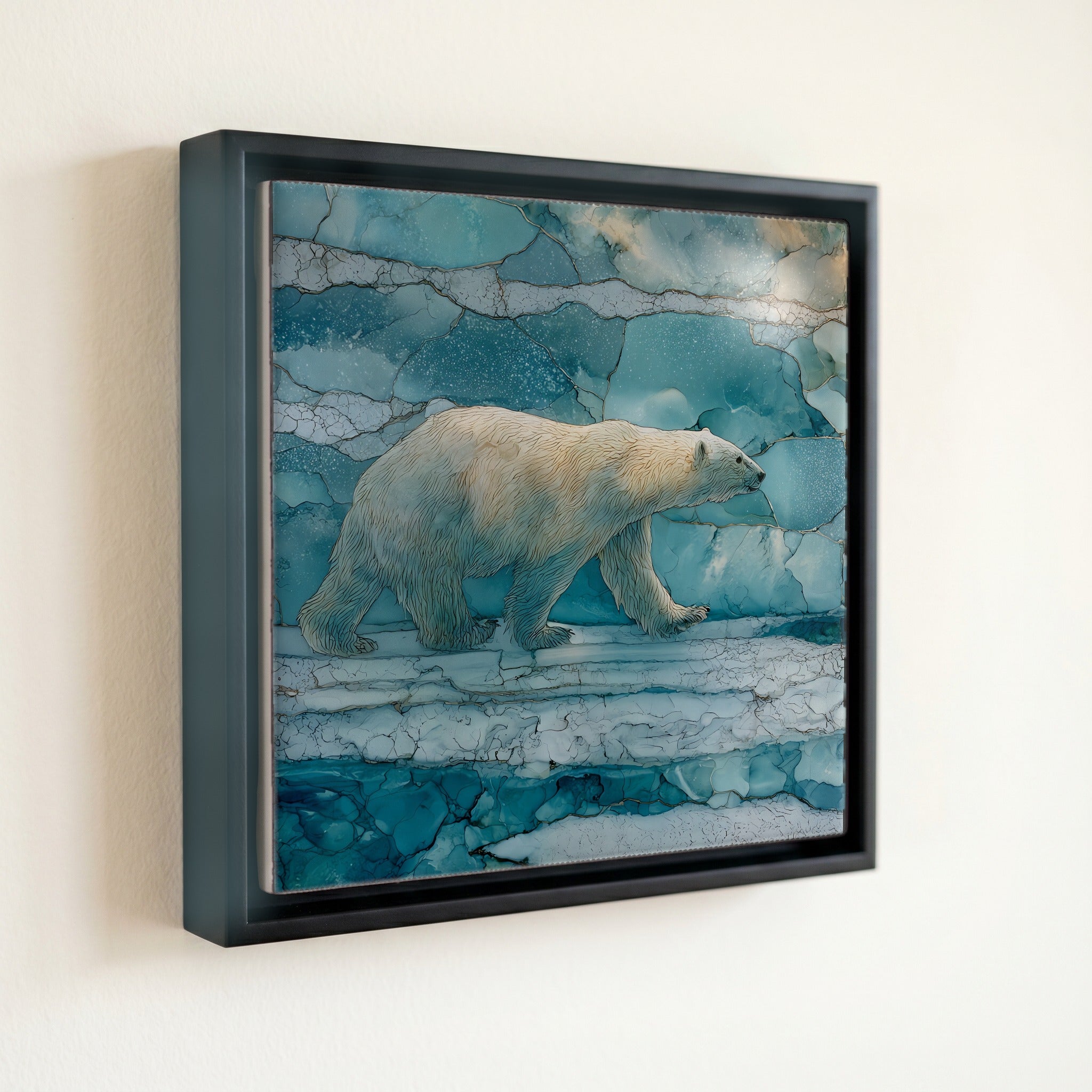 a polar bear on the Beaufort — front