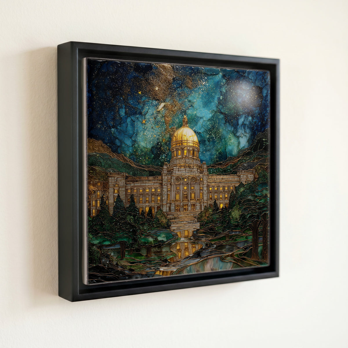 the New Jersey State House gold — front