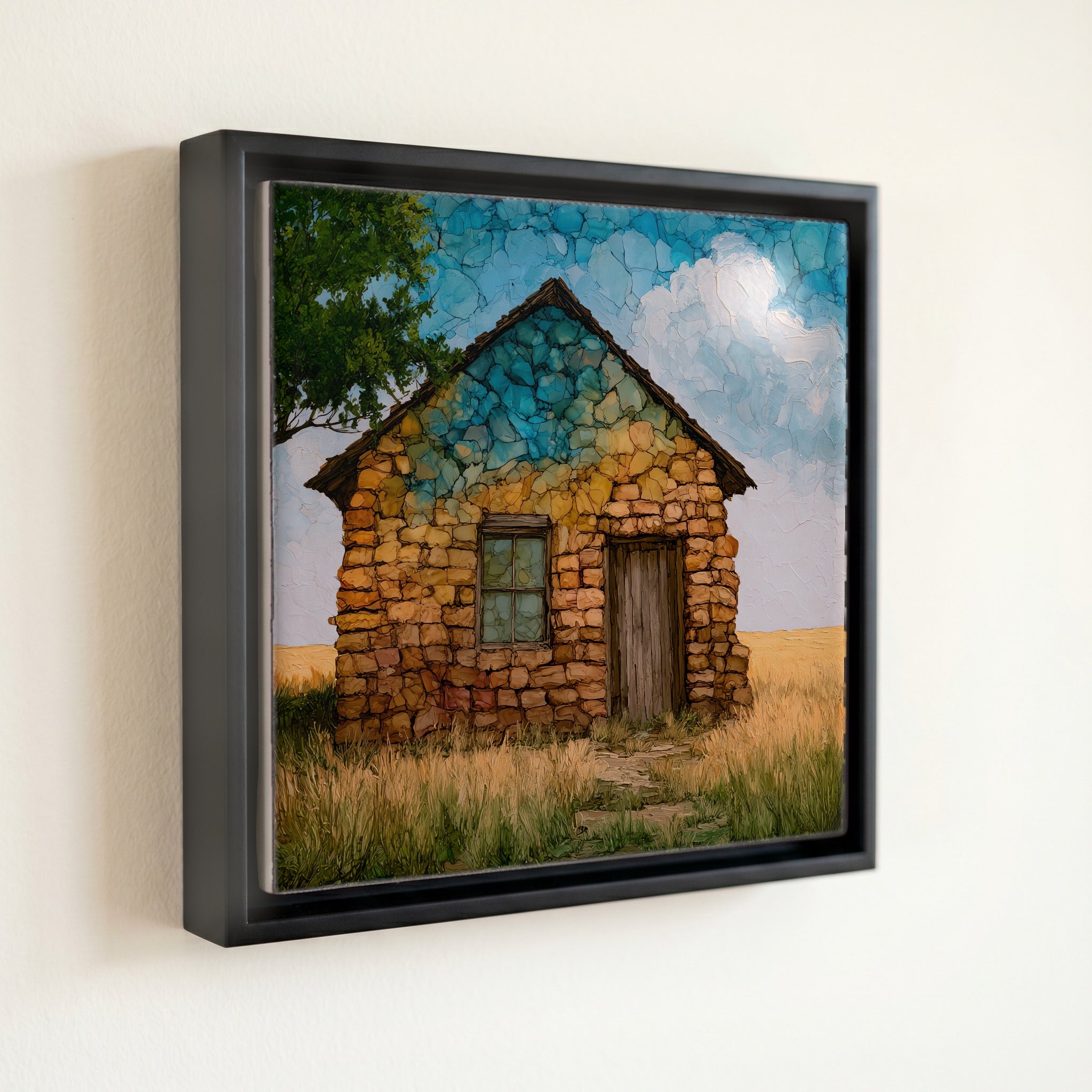 a sodbuster sod house — front