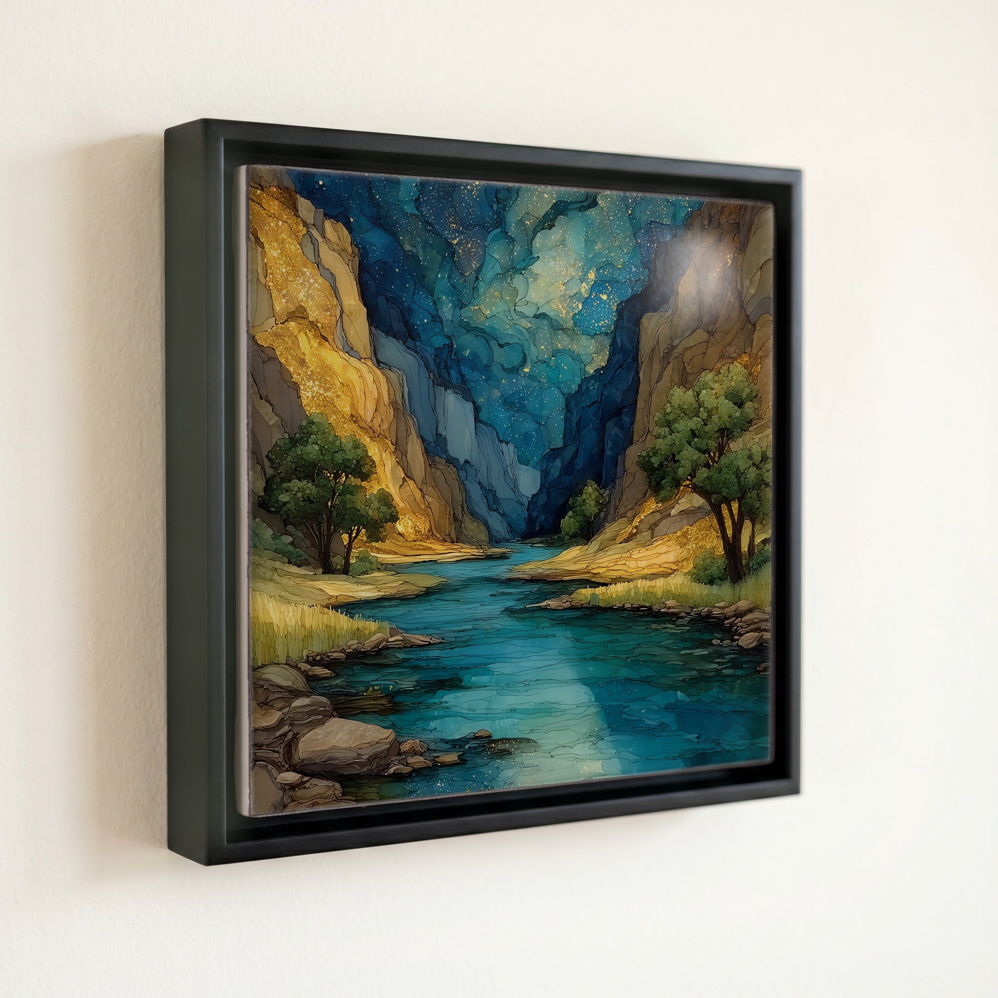 Phantom Ranch creek and — front