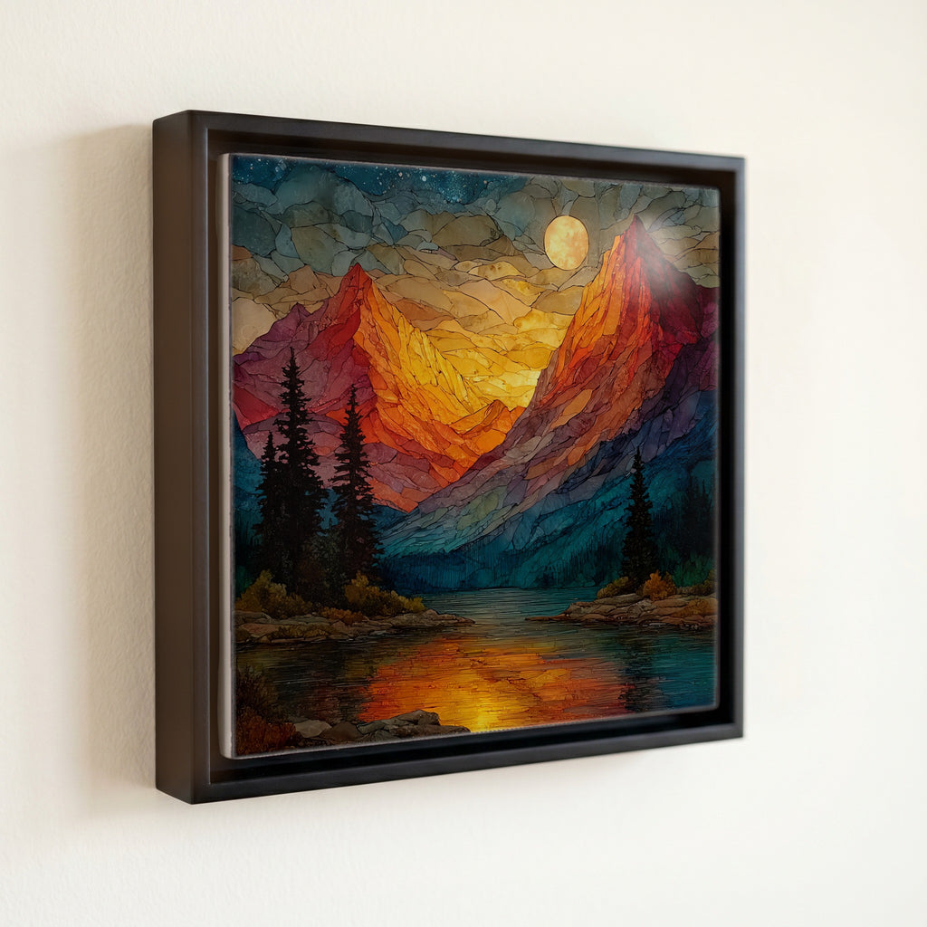 Glacier National Park alpenglow — front