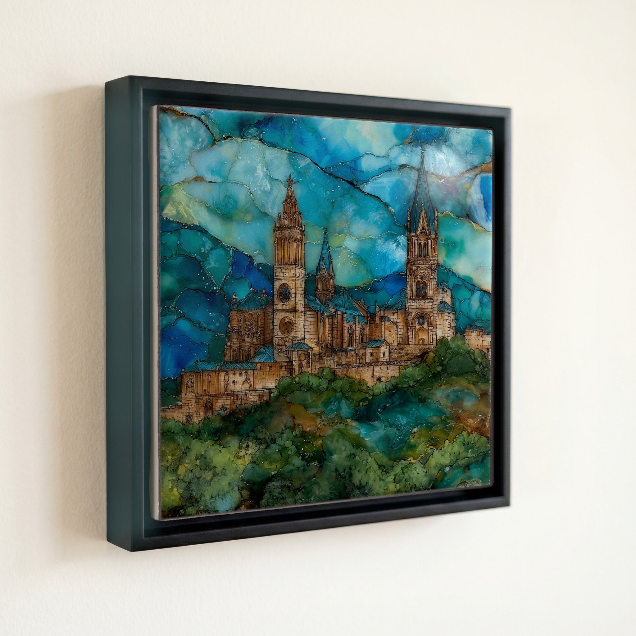 Lleida cathedral on the hill — front