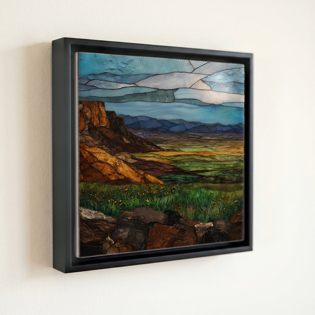 the Black Mesa basalt mesa — front