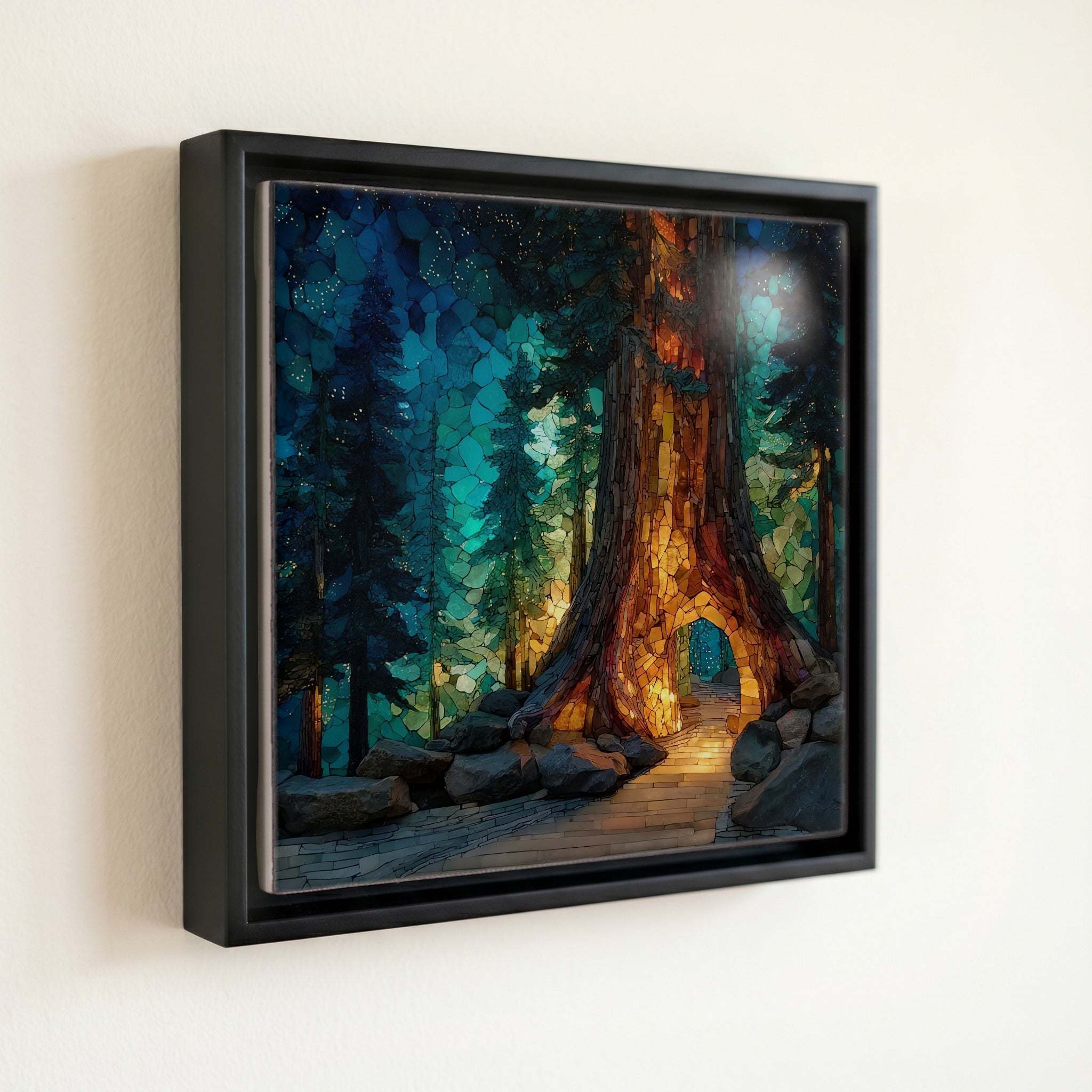 the California Tunnel Tree — front