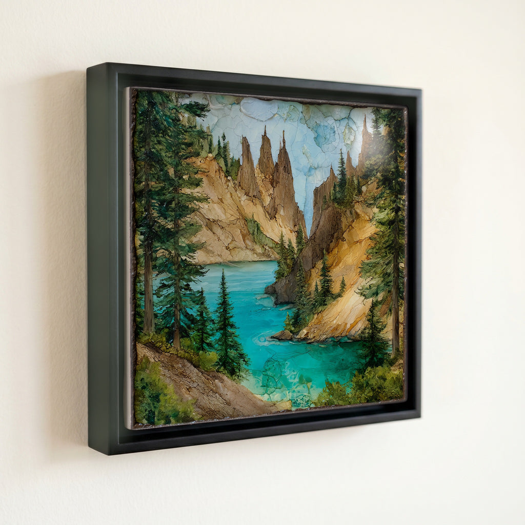 the Pinnacles of Crater Lake National — front