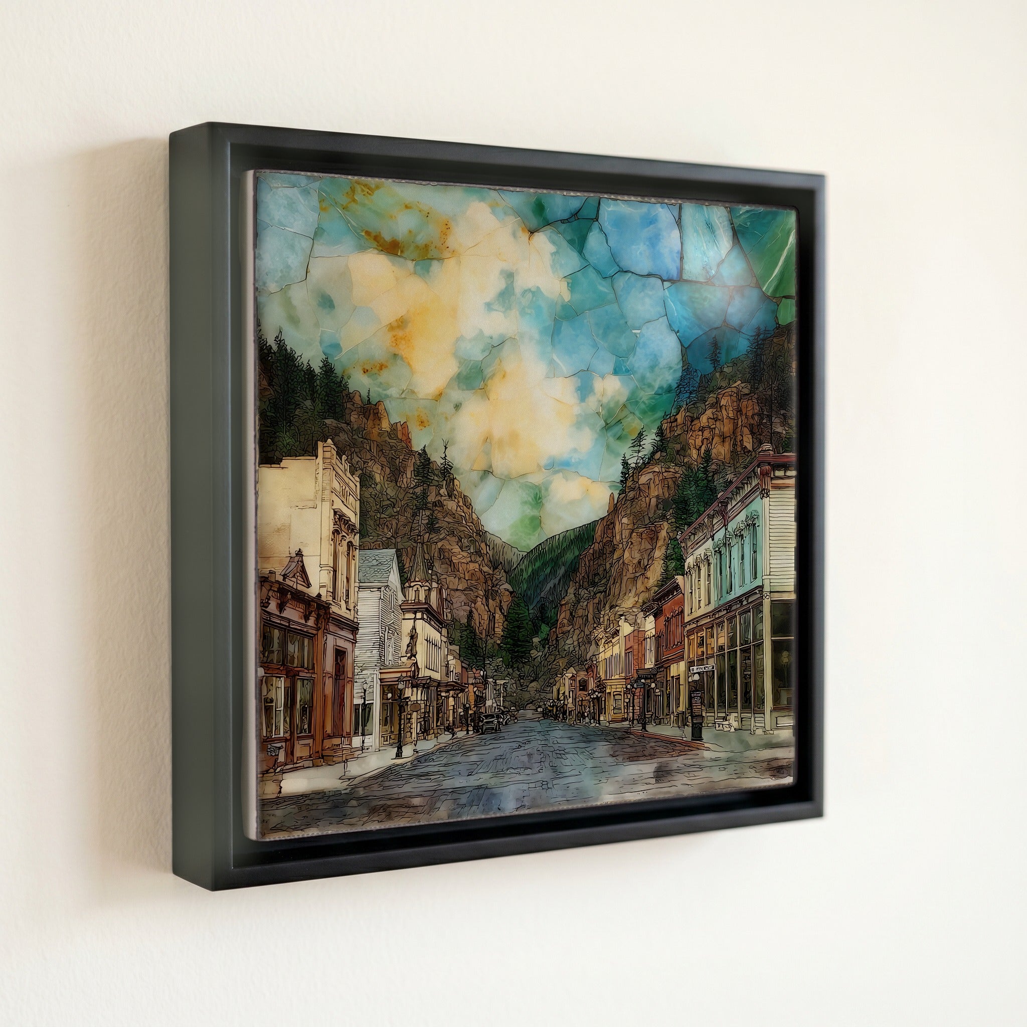 Idaho Springs mining town Front Range — front