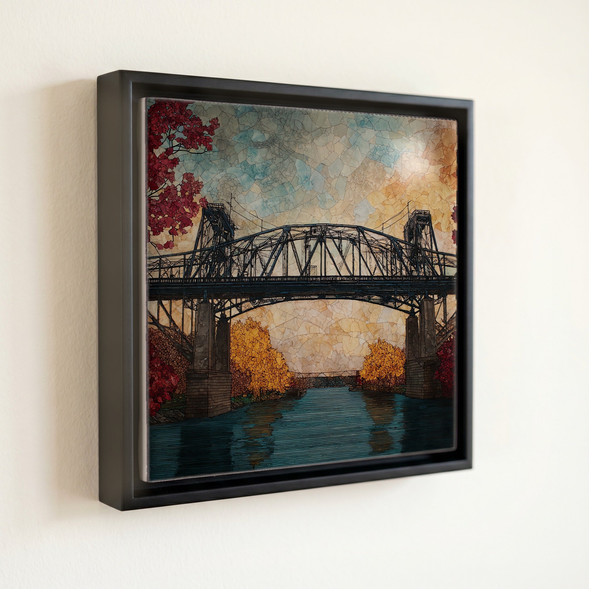 the Coleman Bridge crossing the York — front