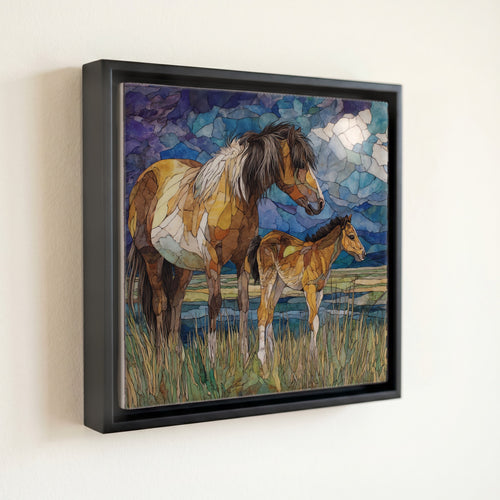 a Chincoteague pony foal — front