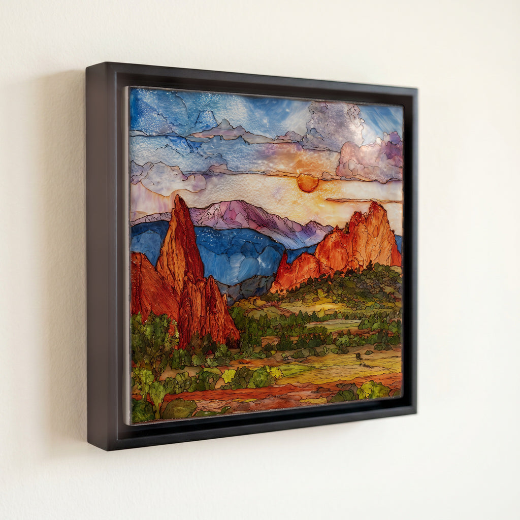 Pikes Peak from Garden of the Gods Front Range — front