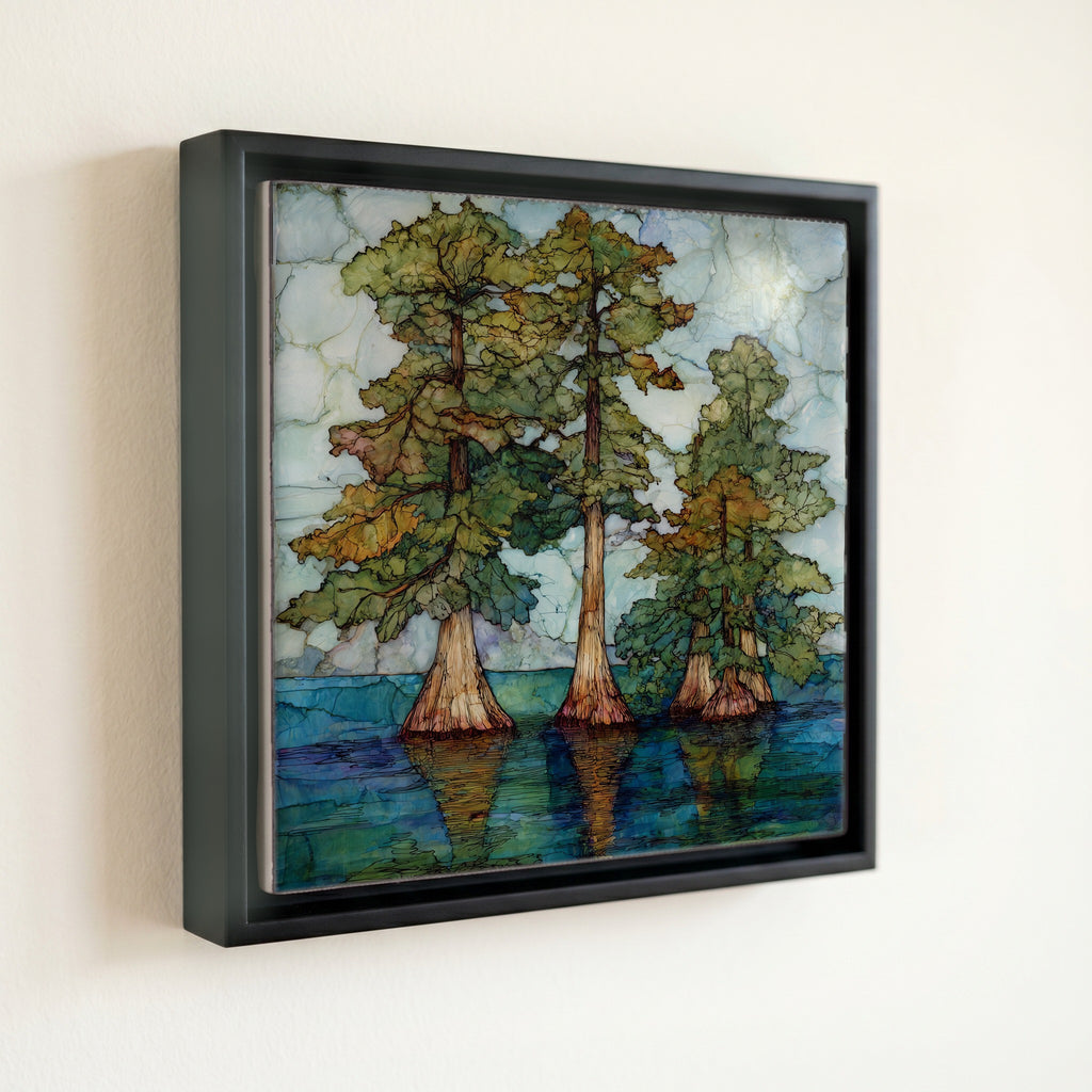 Hochatown cypress standing in — front