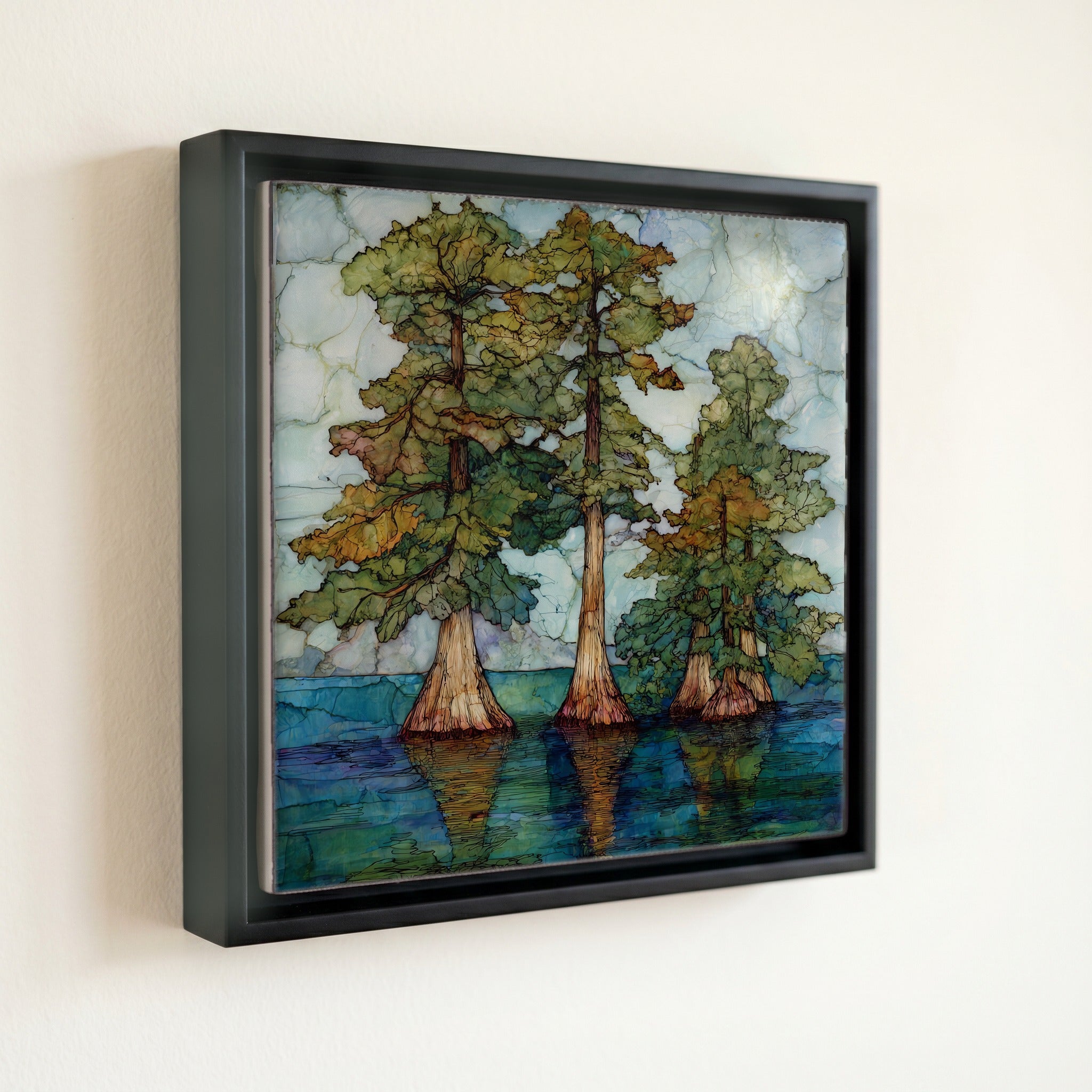Hochatown cypress standing in — front