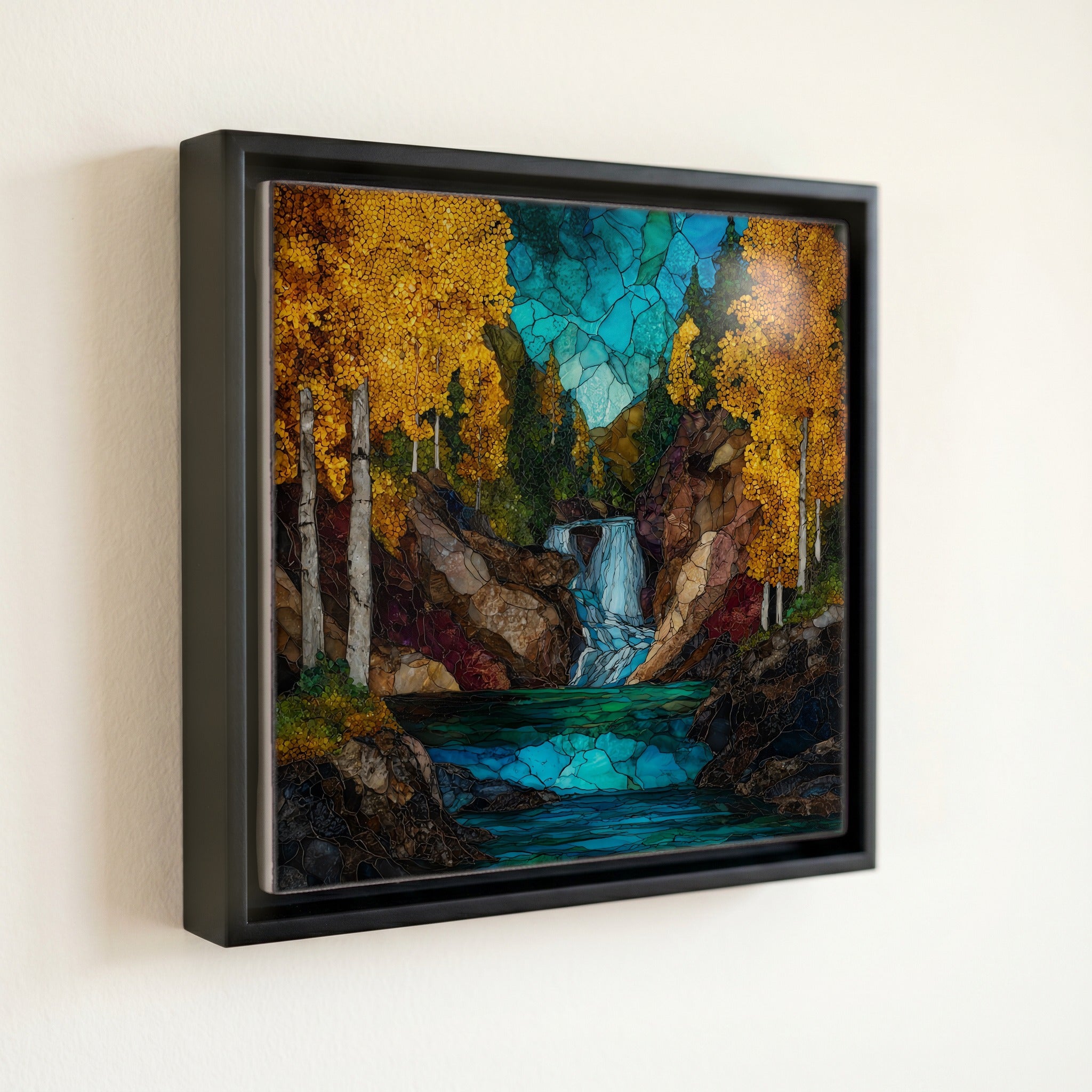 Roughlock Falls cascading — front