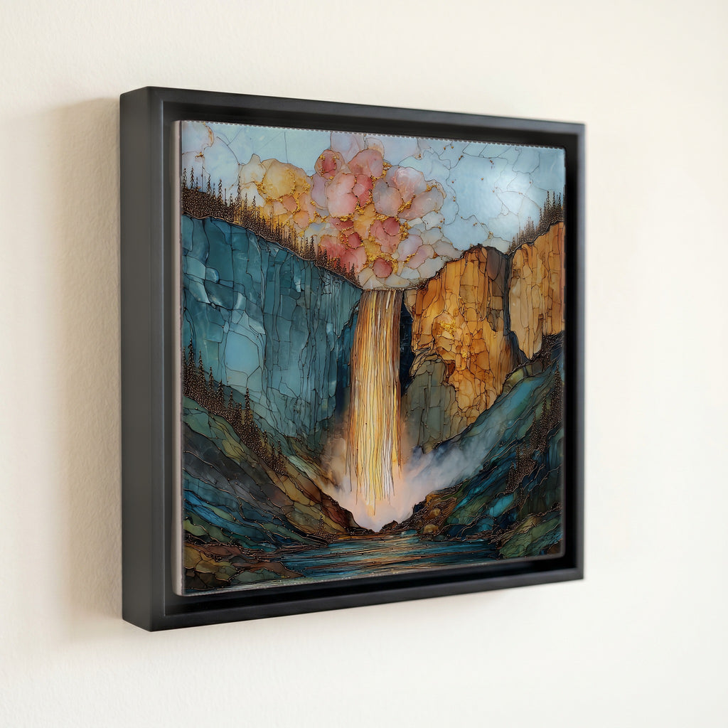 Bridal Veil Falls Telluride San Juans Ceramic Art Tile — front