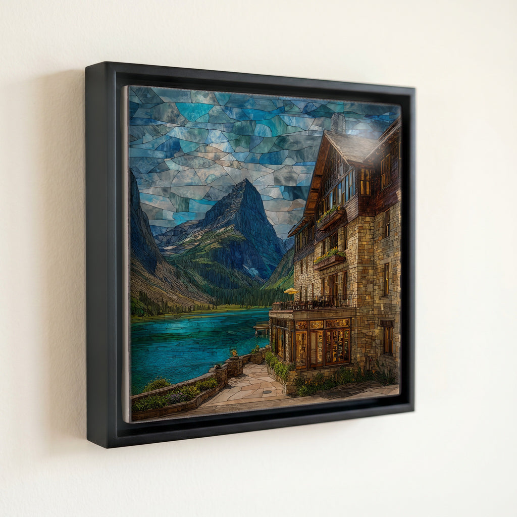 the Many Glacier Hotel — front
