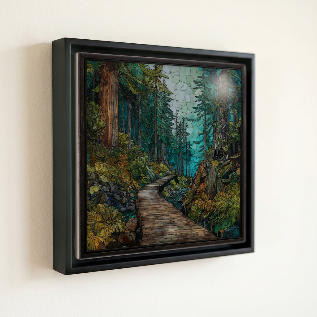 the Bartlett Cove rainforest trail in — front