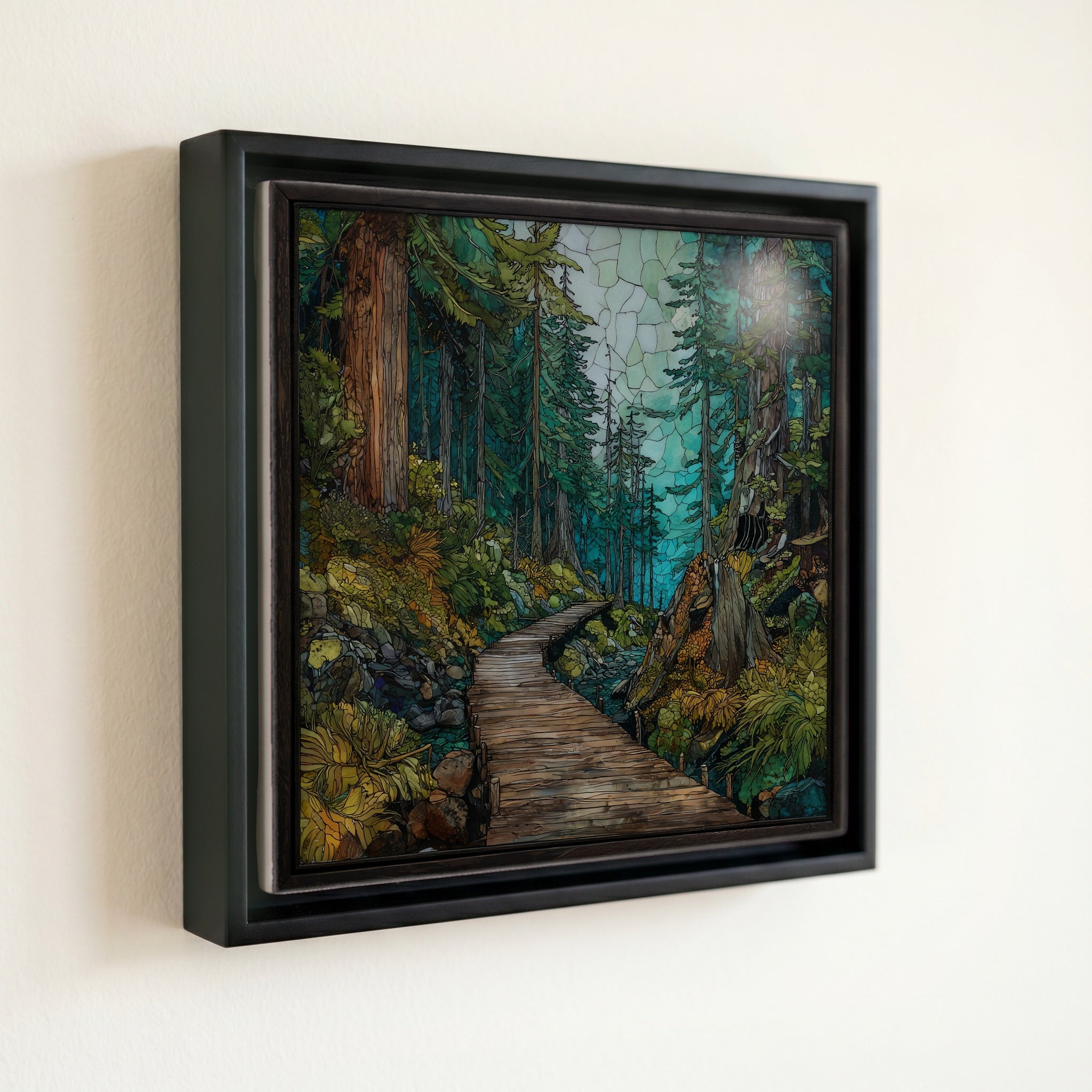 the Bartlett Cove rainforest trail in — front