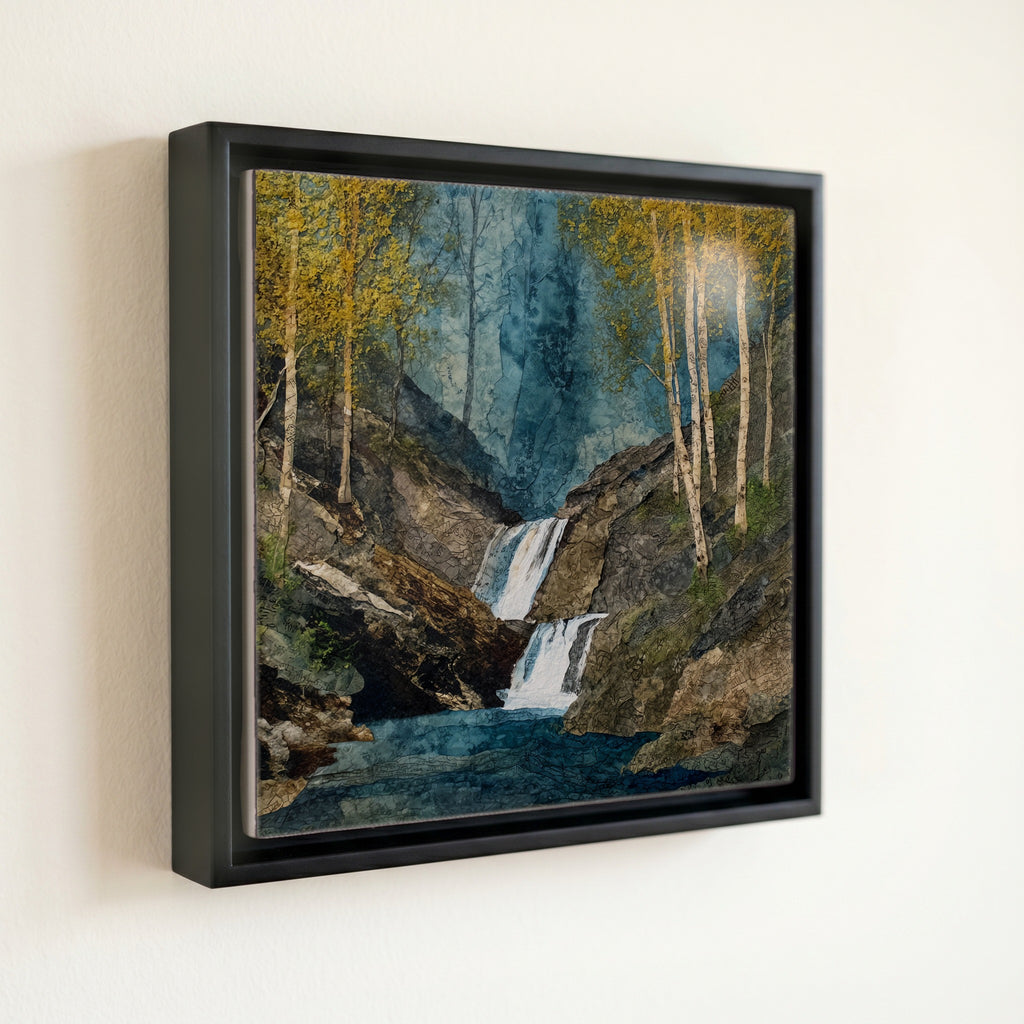 Little Spearfish Falls cascading — front