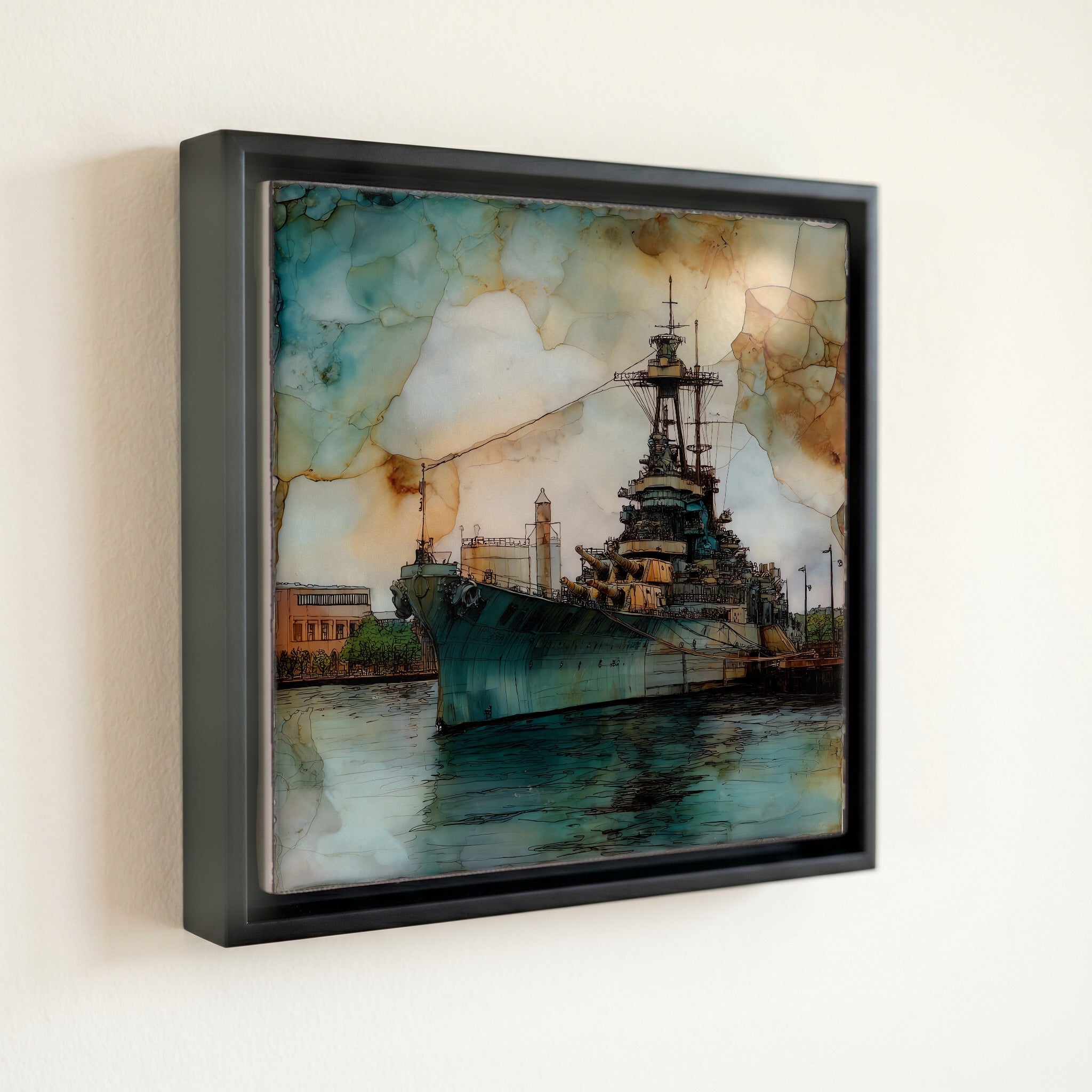 the Battleship New Jersey — front