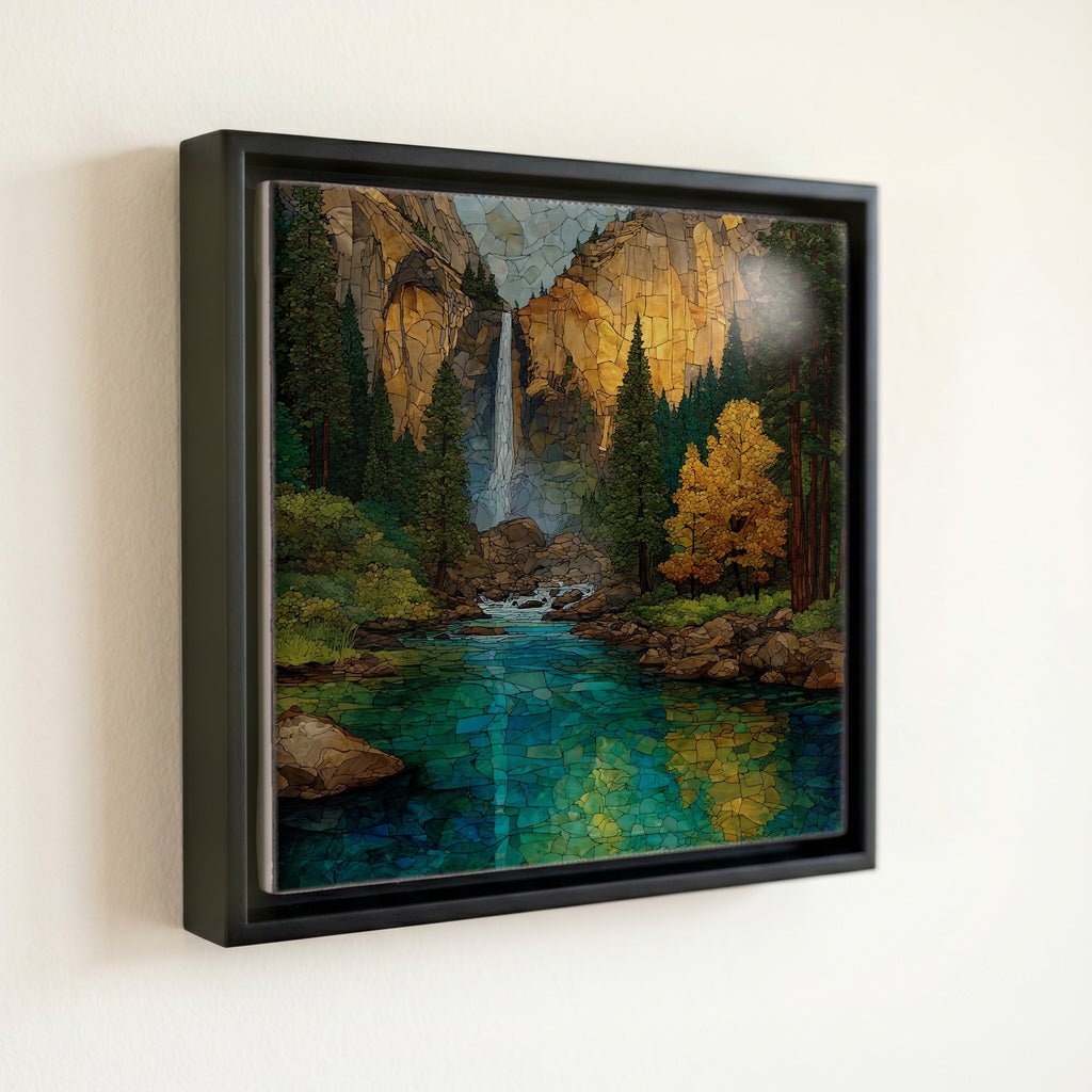 the Lower Yosemite Fall — front