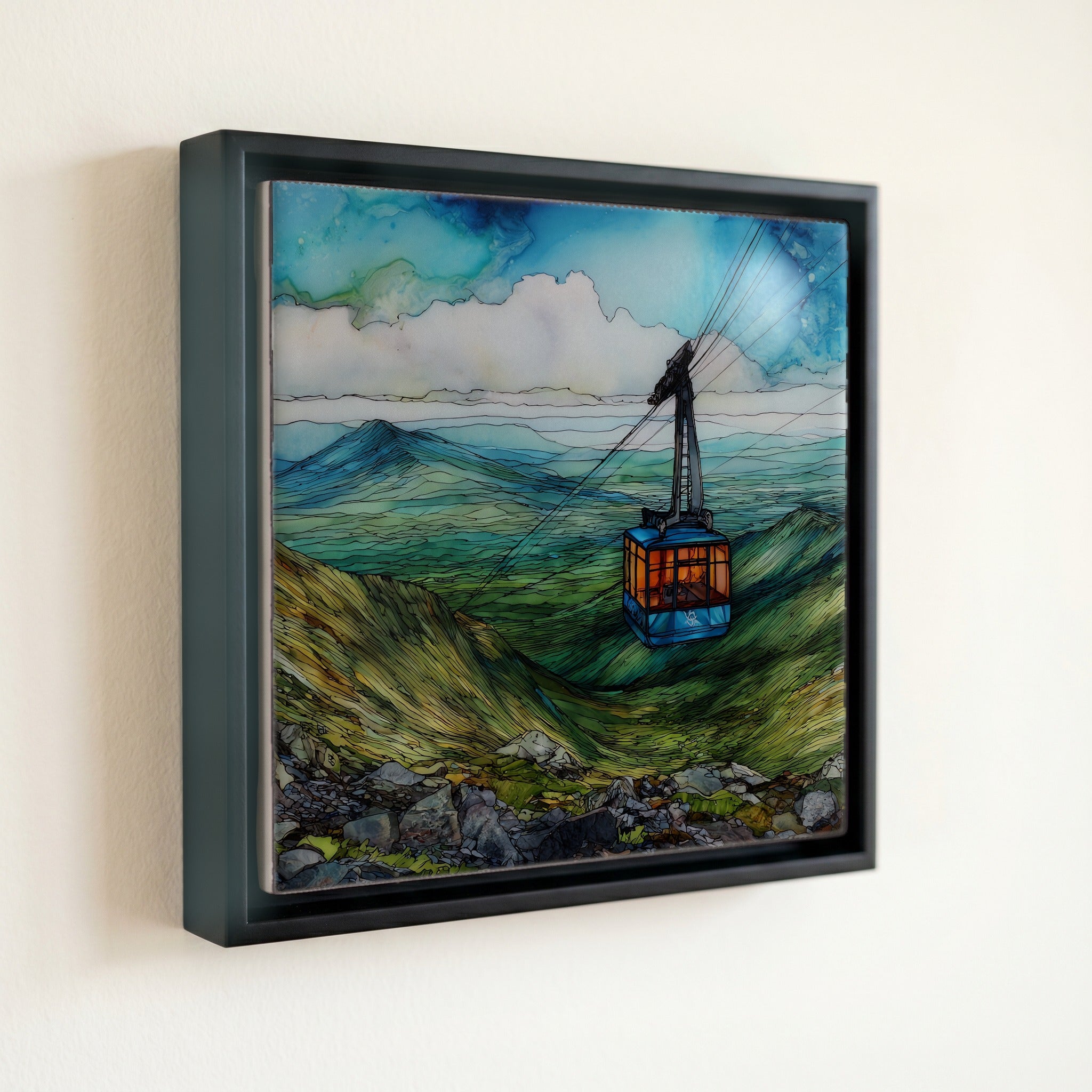 the Killington Skyride gondola — front