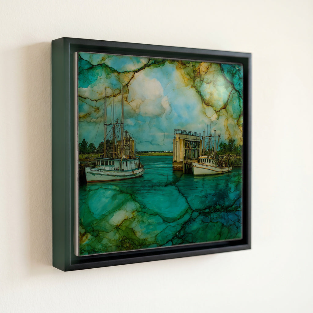 the Tilghman Island drawbridge — front
