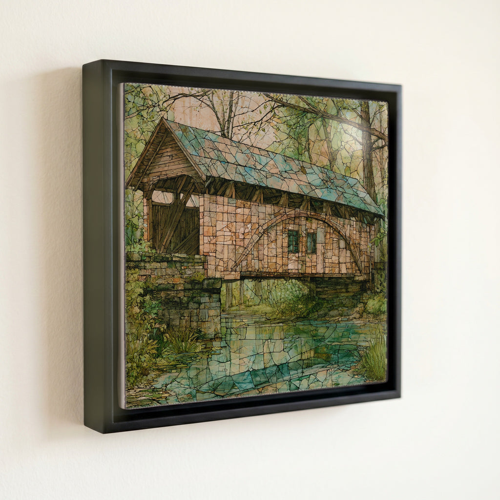 the Big Rocky Fork Covered Bridge — front