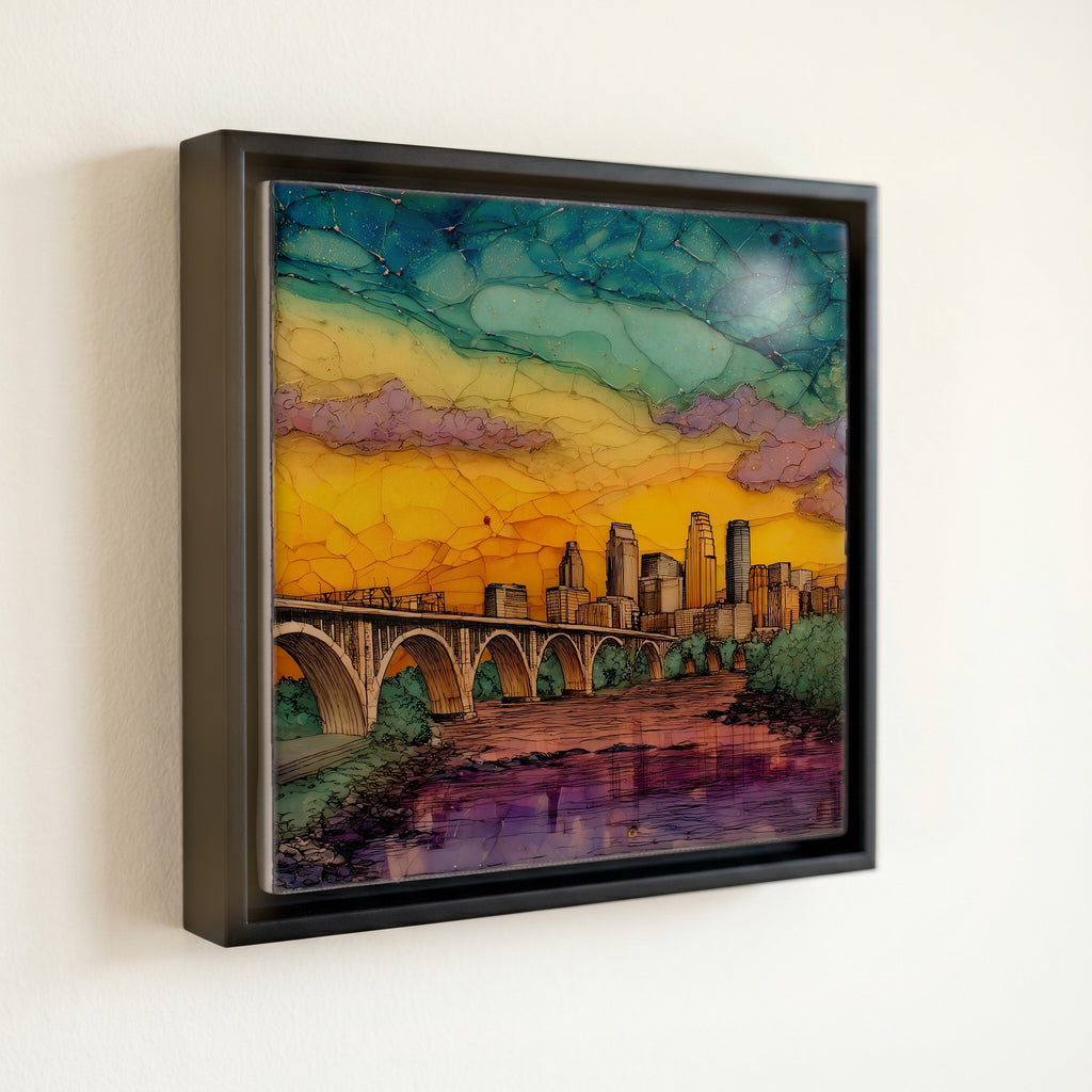 the Minneapolis skyline — front
