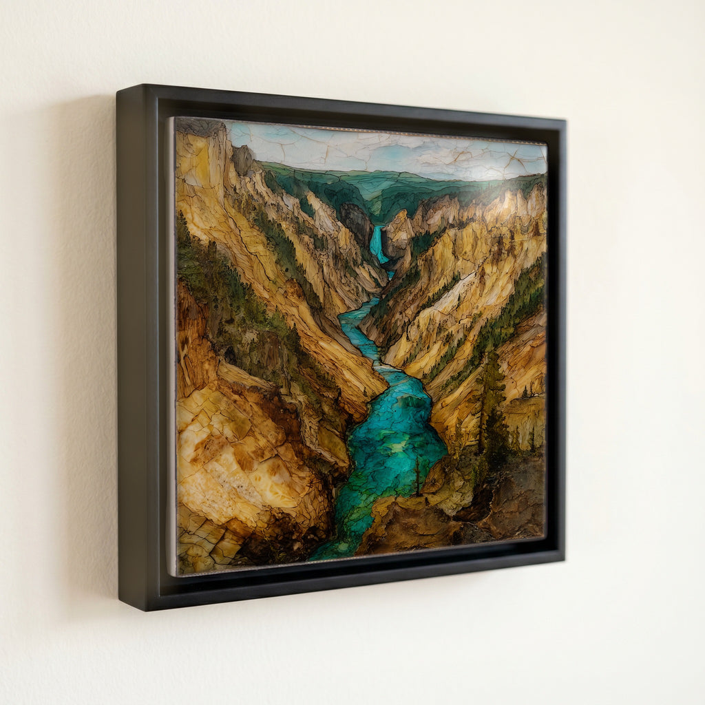 the Grand Canyon of the Yellowstone — front