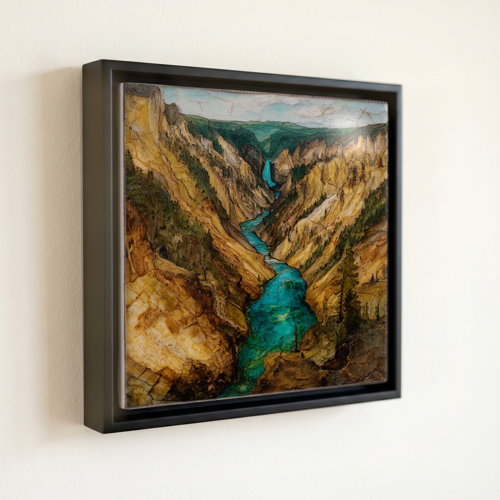 the Grand Canyon of the Yellowstone — front